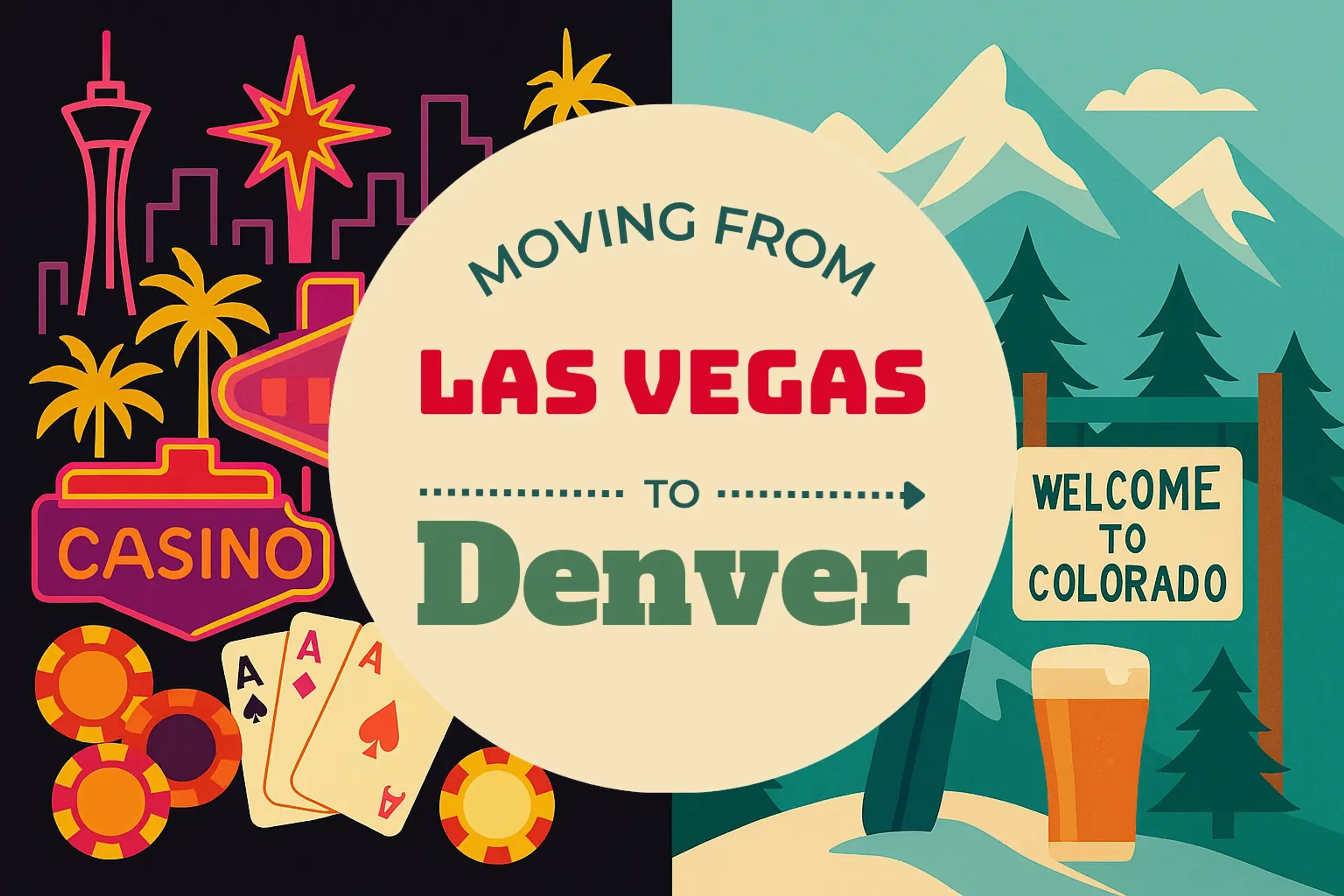 Side-by-side comparison of Las Vegas to Denver moving companies