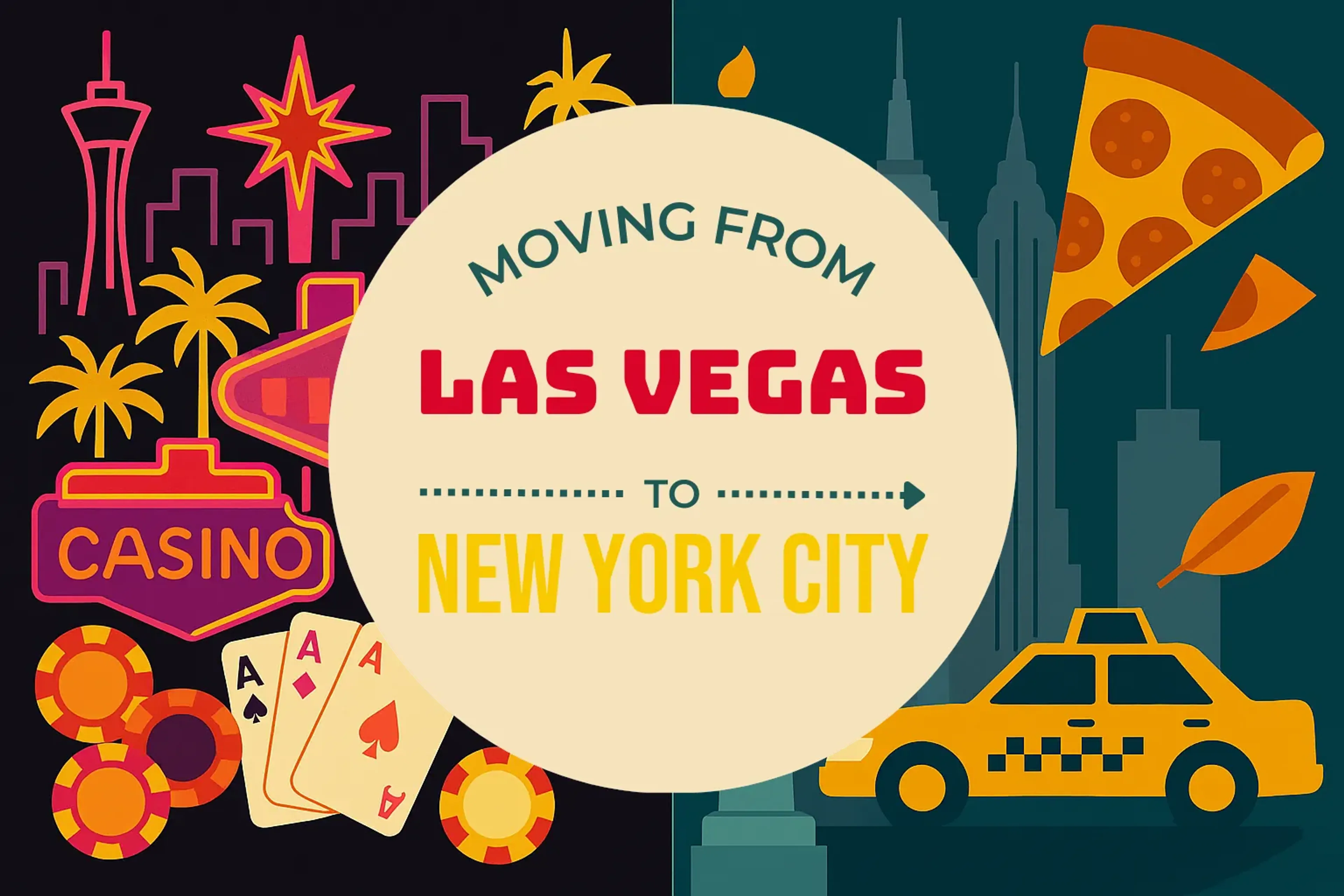 Side-by-side comparison of Las Vegas to New York City moving companies
