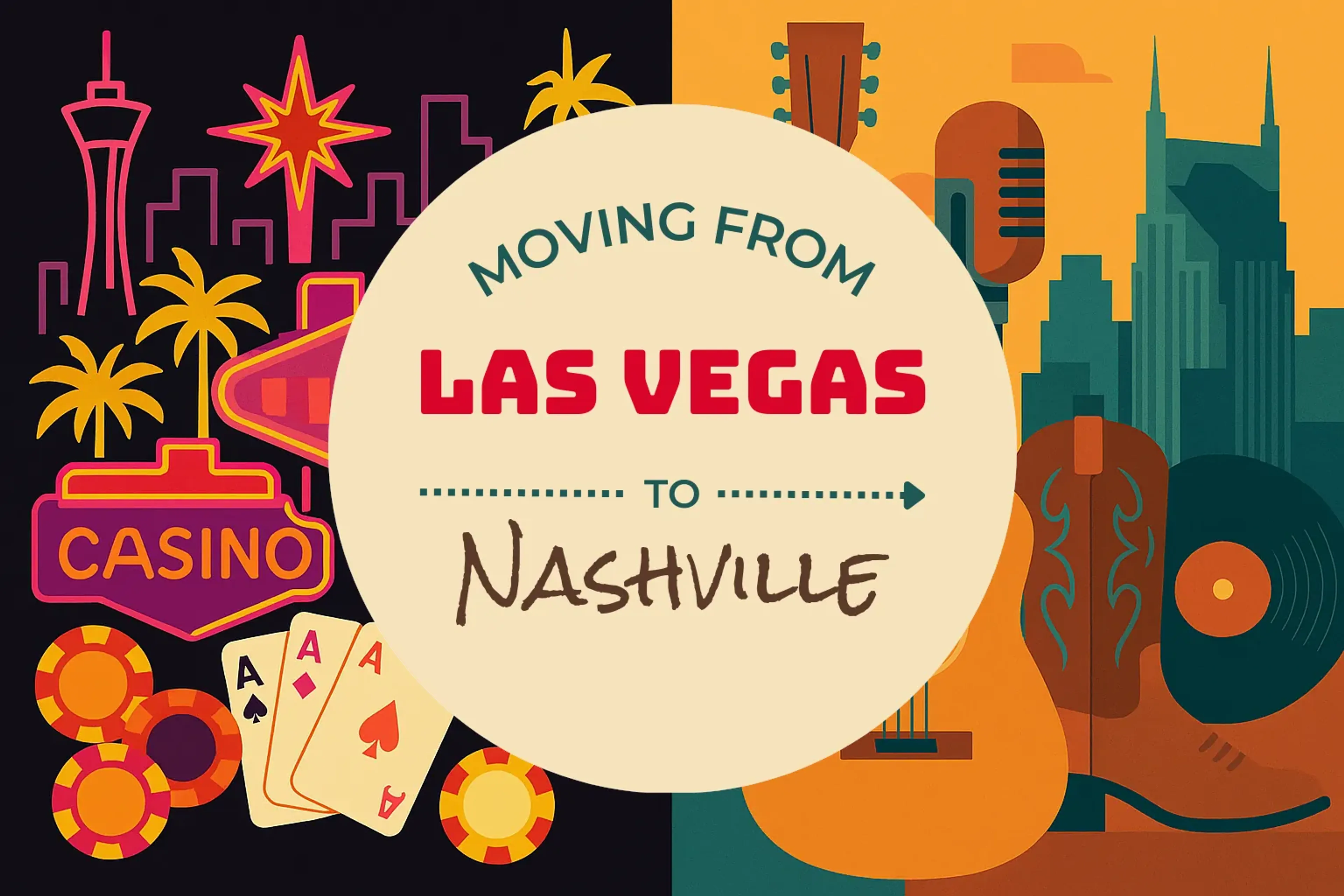 Side-by-side comparison of Las Vegas to Nashville moving companies