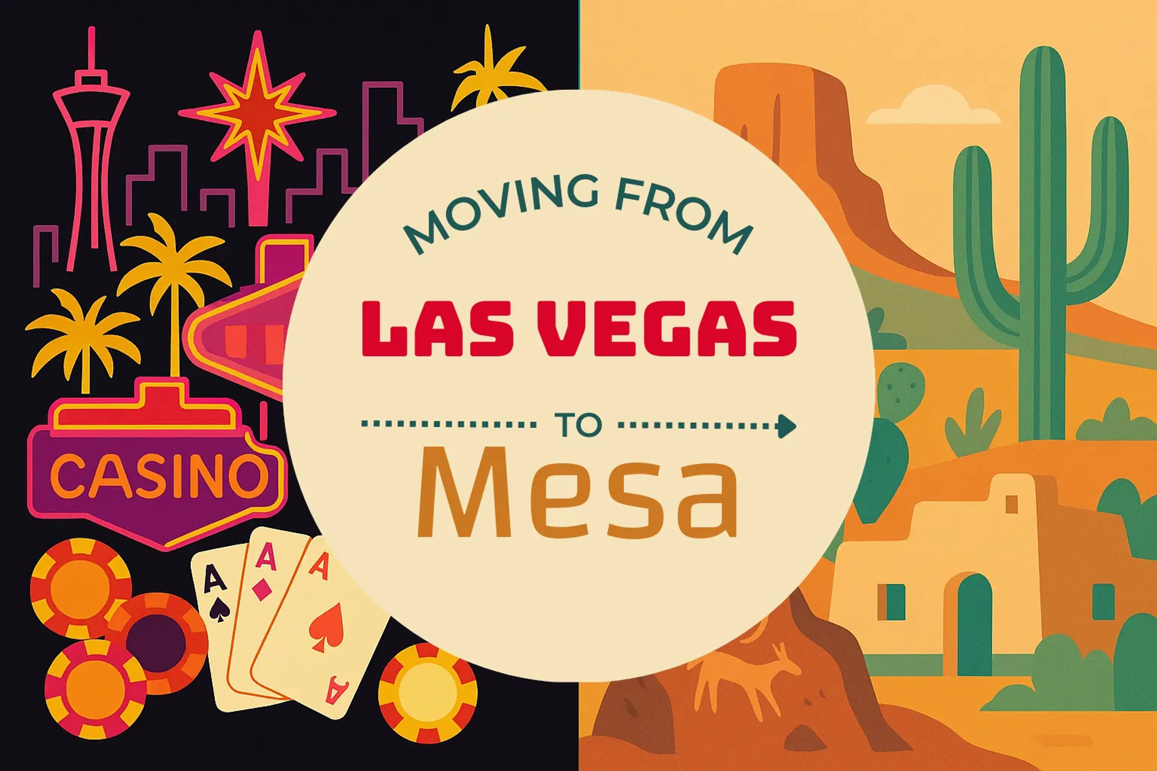 Side-by-side comparison of Las Vegas to Mesa moving companies