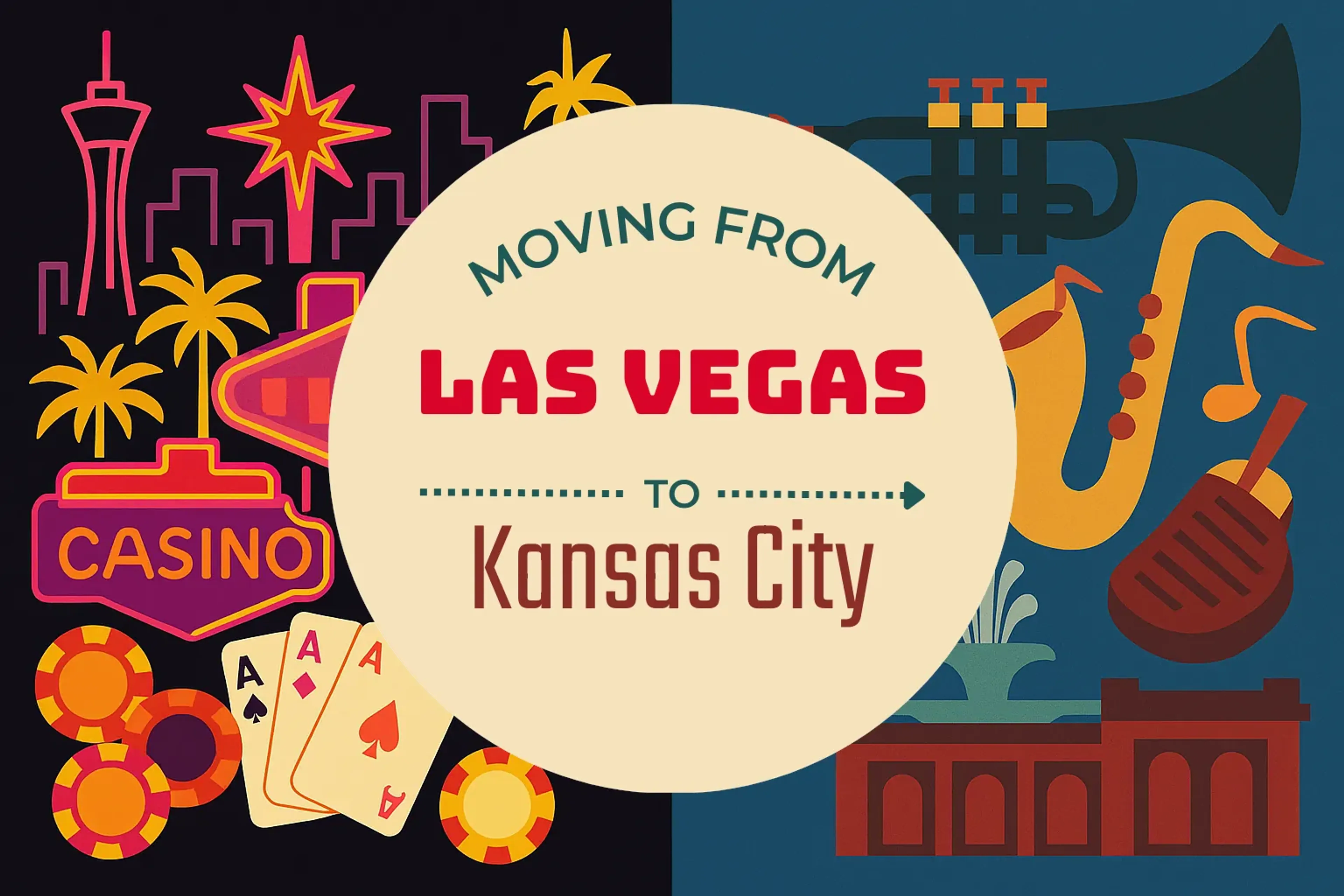 Side-by-side comparison of Las Vegas to Kansas City moving companies