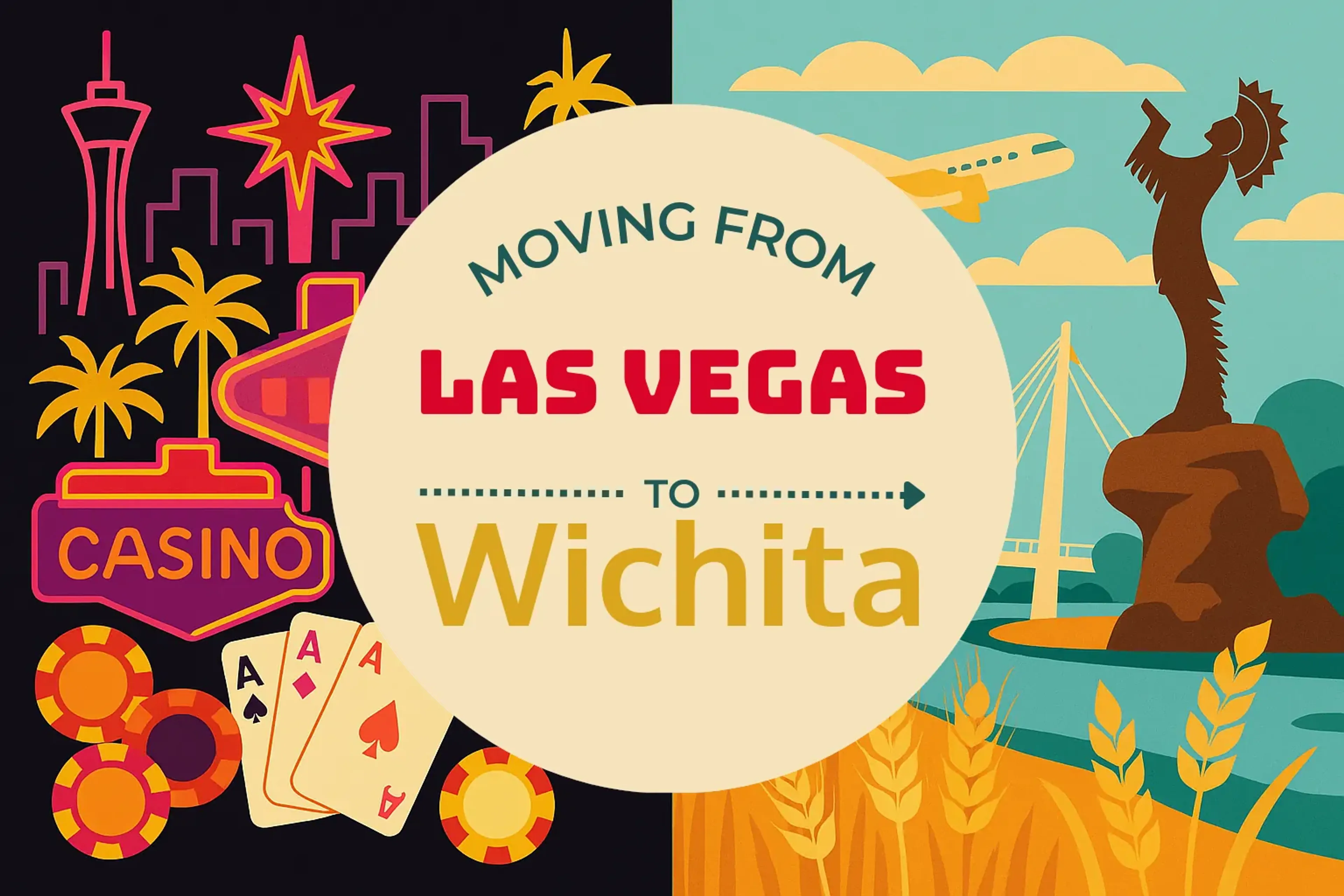 Side-by-side comparison of Las Vegas to Wichita moving companies