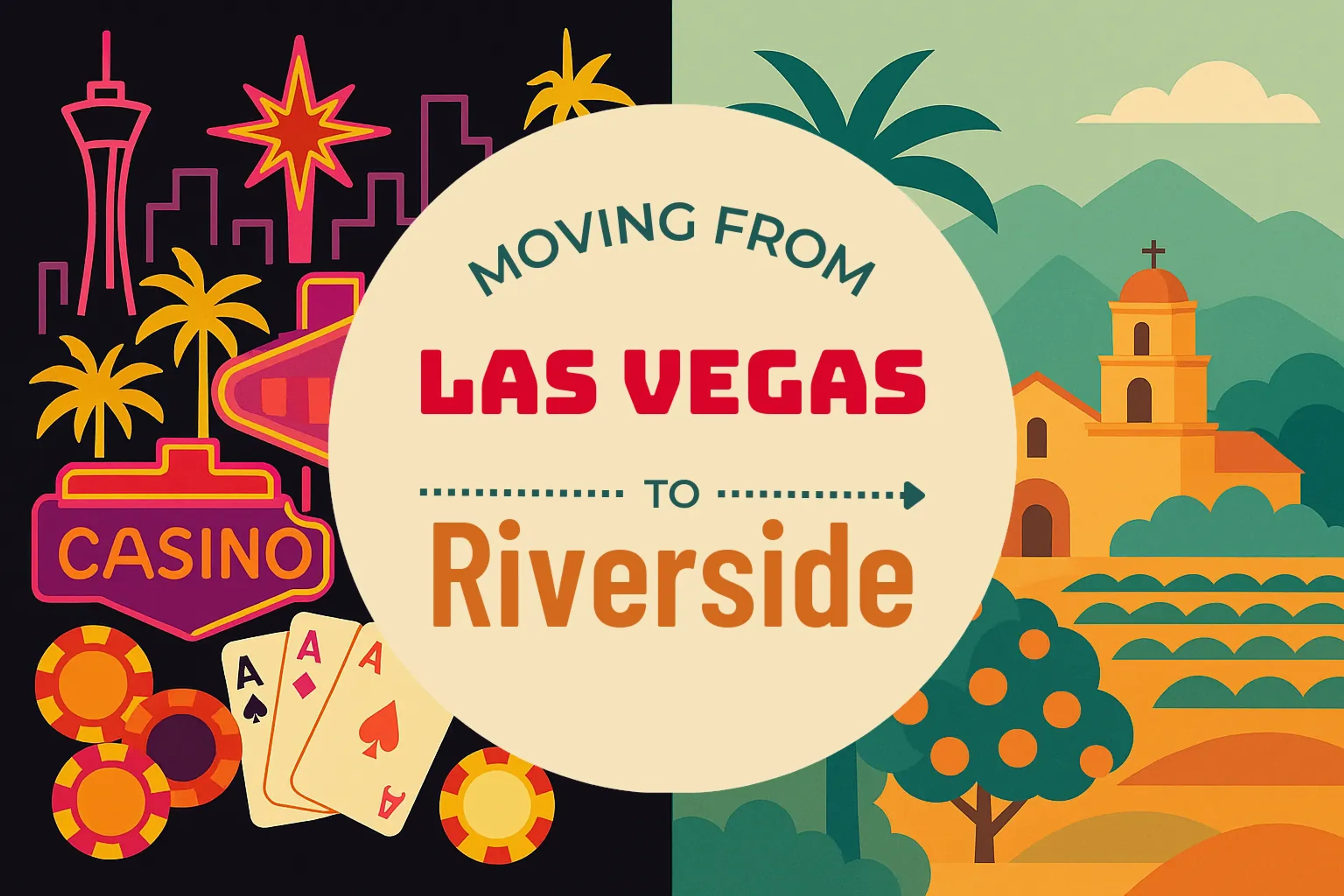 Side-by-side comparison of Las Vegas to Riverside moving companies