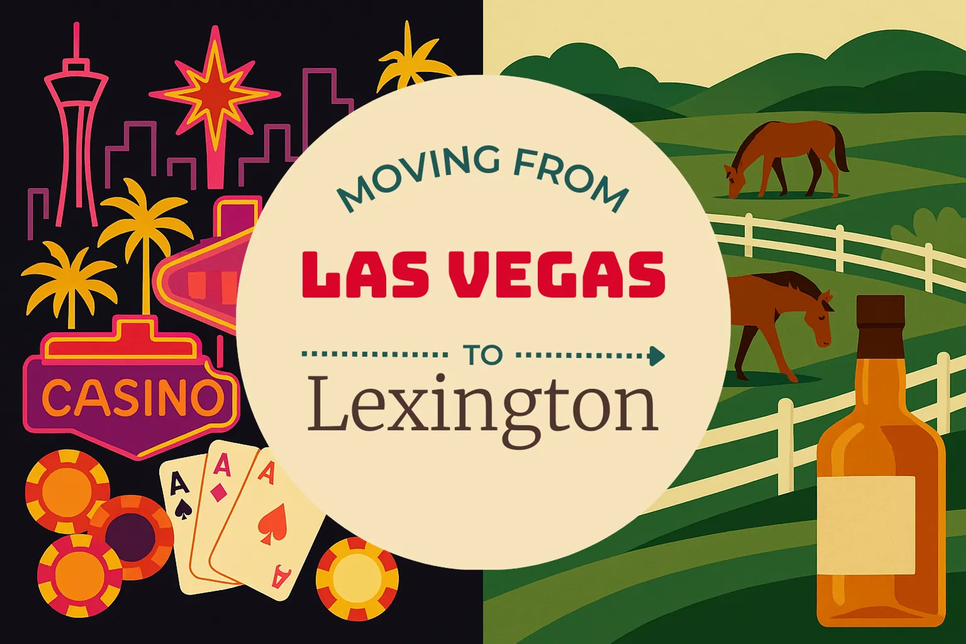 Side-by-side comparison of Las Vegas to Lexington moving companies