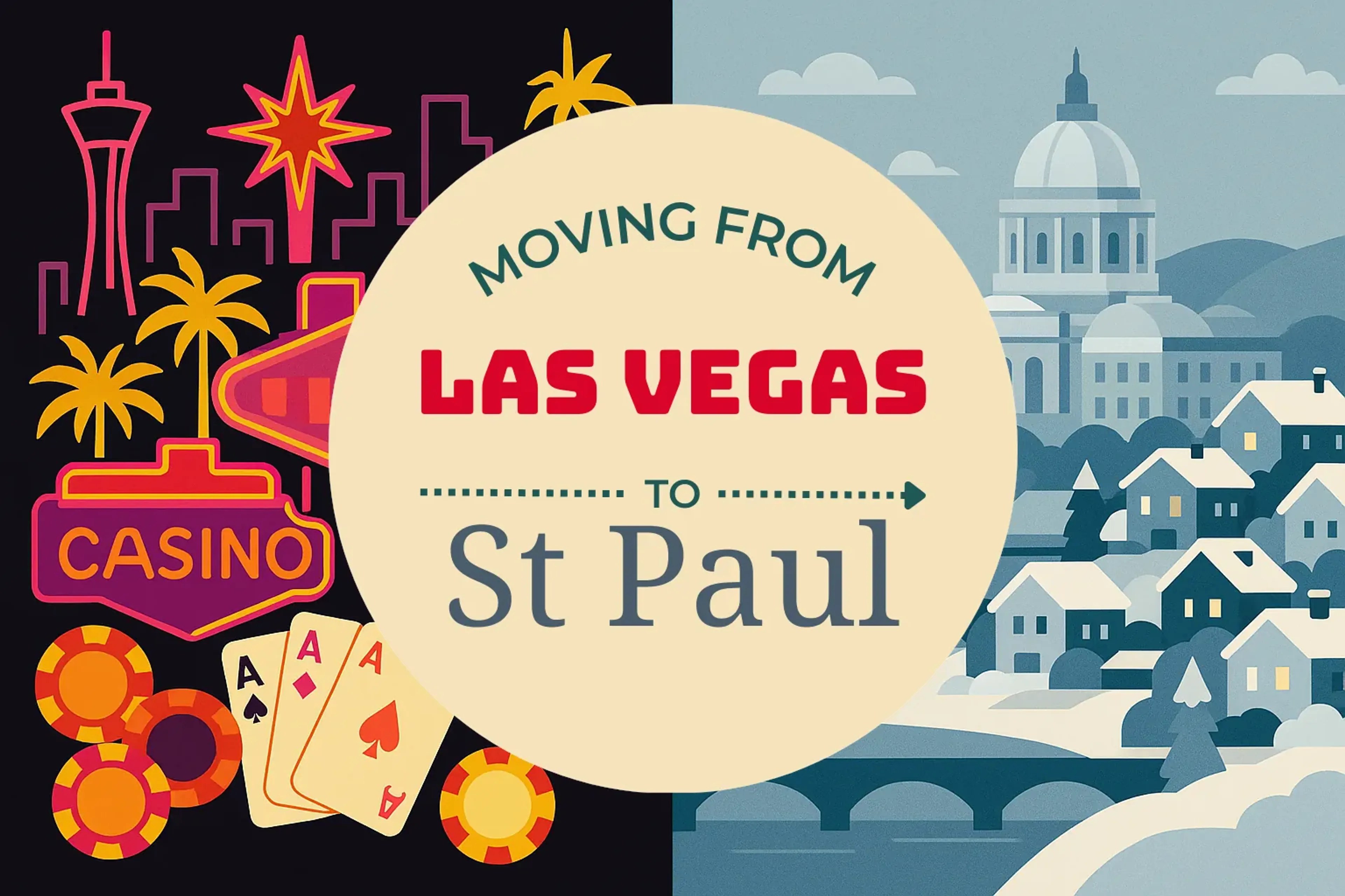 Side-by-side comparison of Las Vegas to St. Paul moving companies