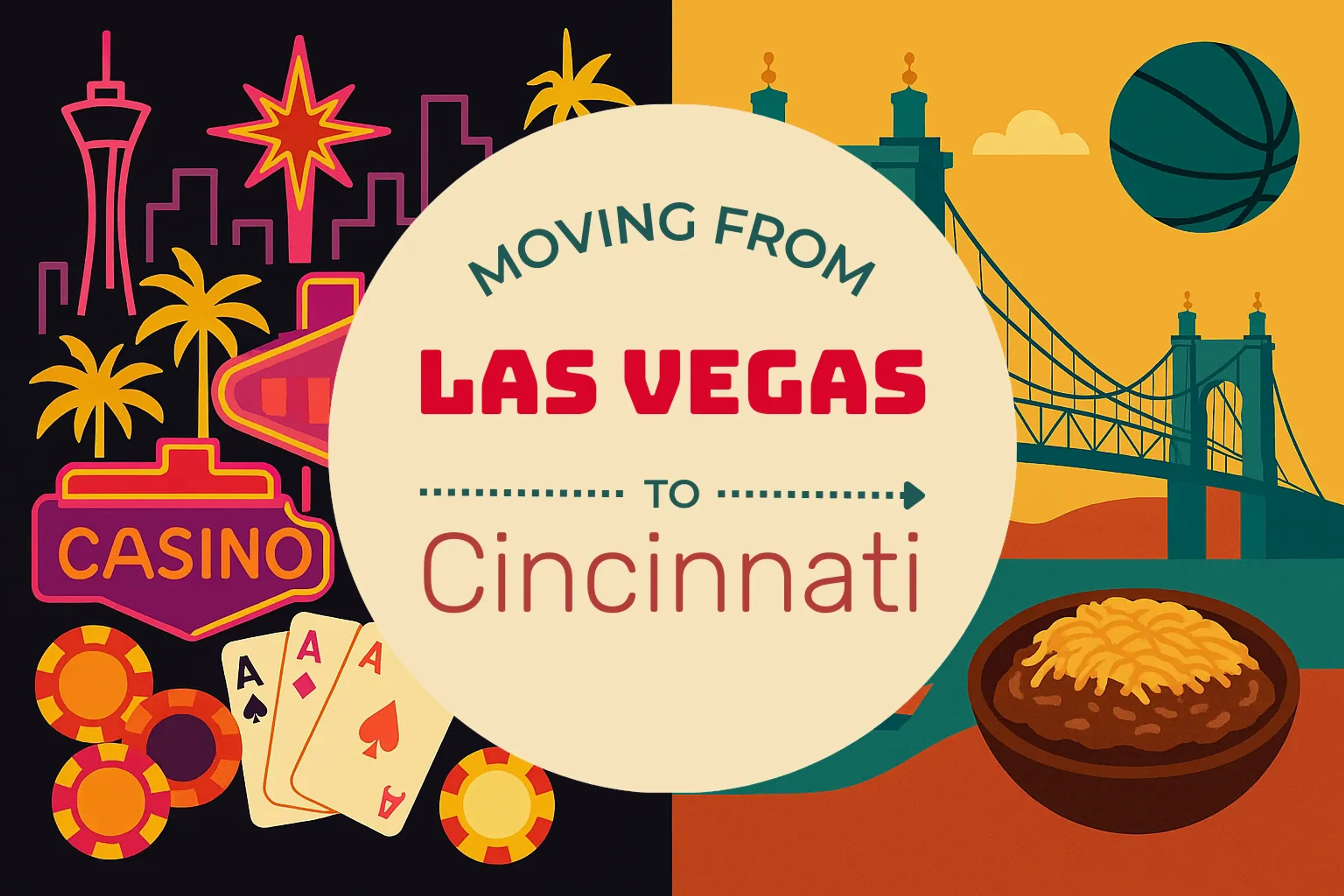 Side-by-side comparison of Las Vegas to Cincinnati moving companies
