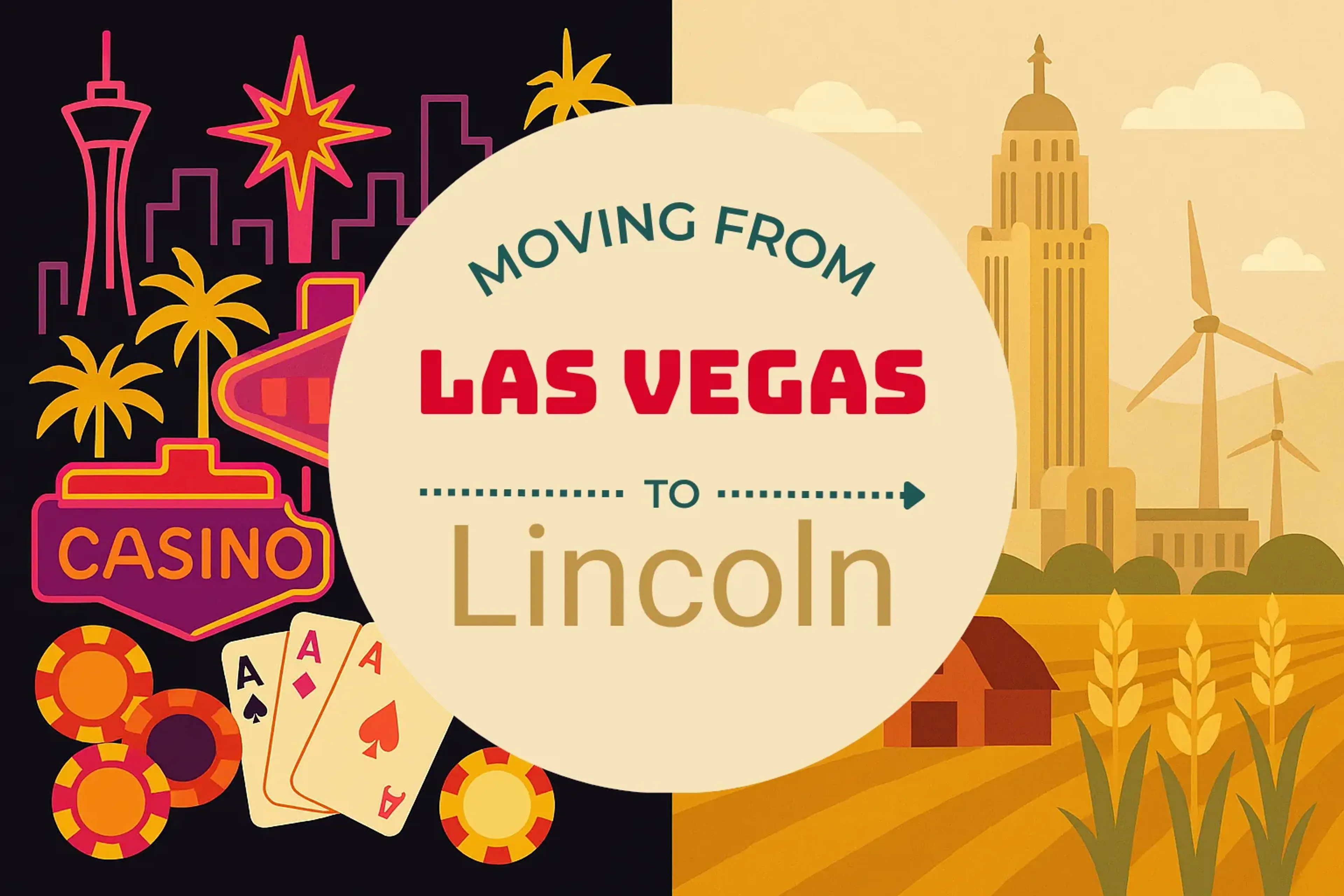 Side-by-side comparison of Las Vegas to Lincoln moving companies
