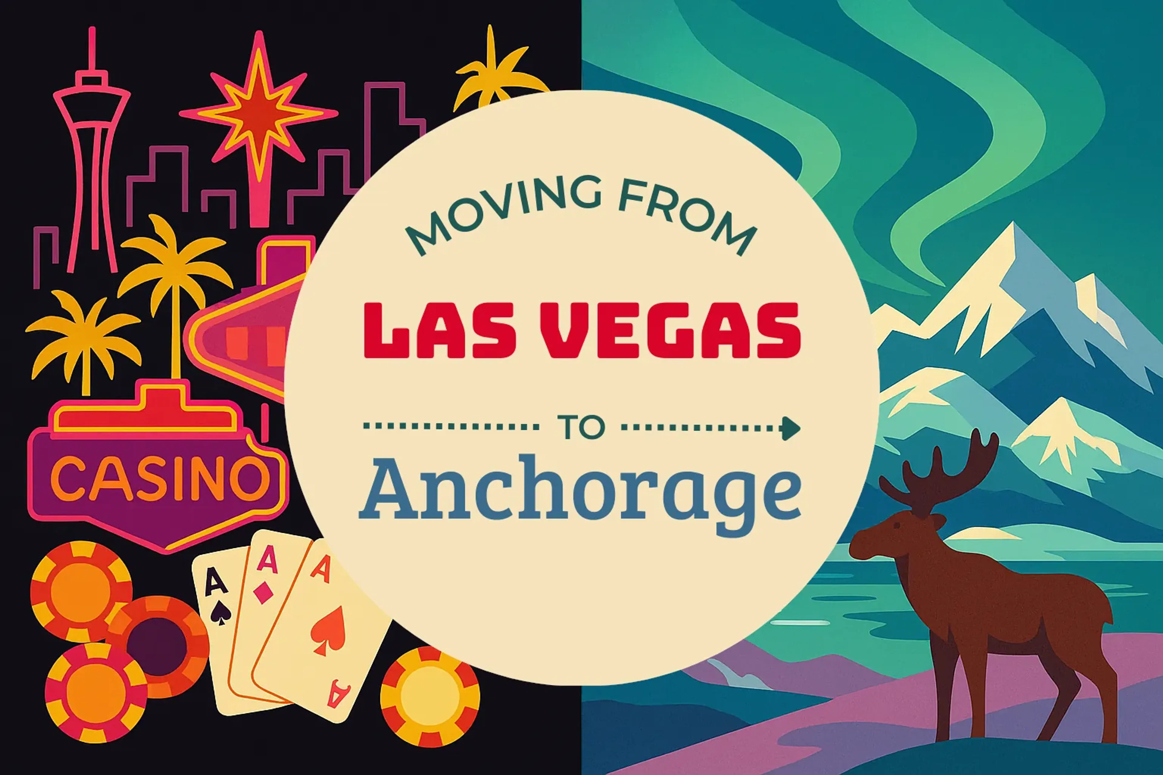 Side-by-side comparison of Las Vegas to Anchorage moving companies