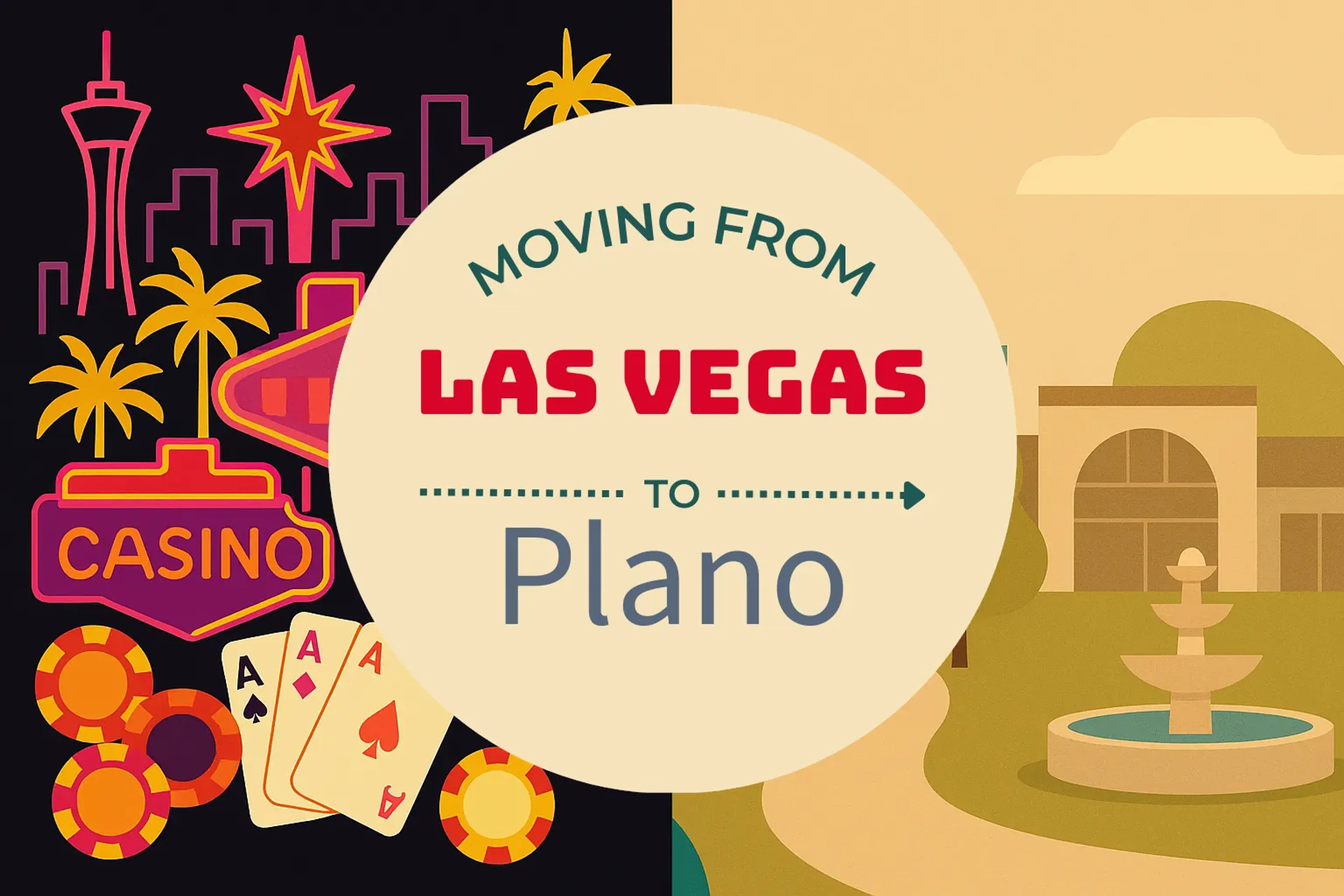 Side-by-side comparison of Las Vegas to Plano moving companies