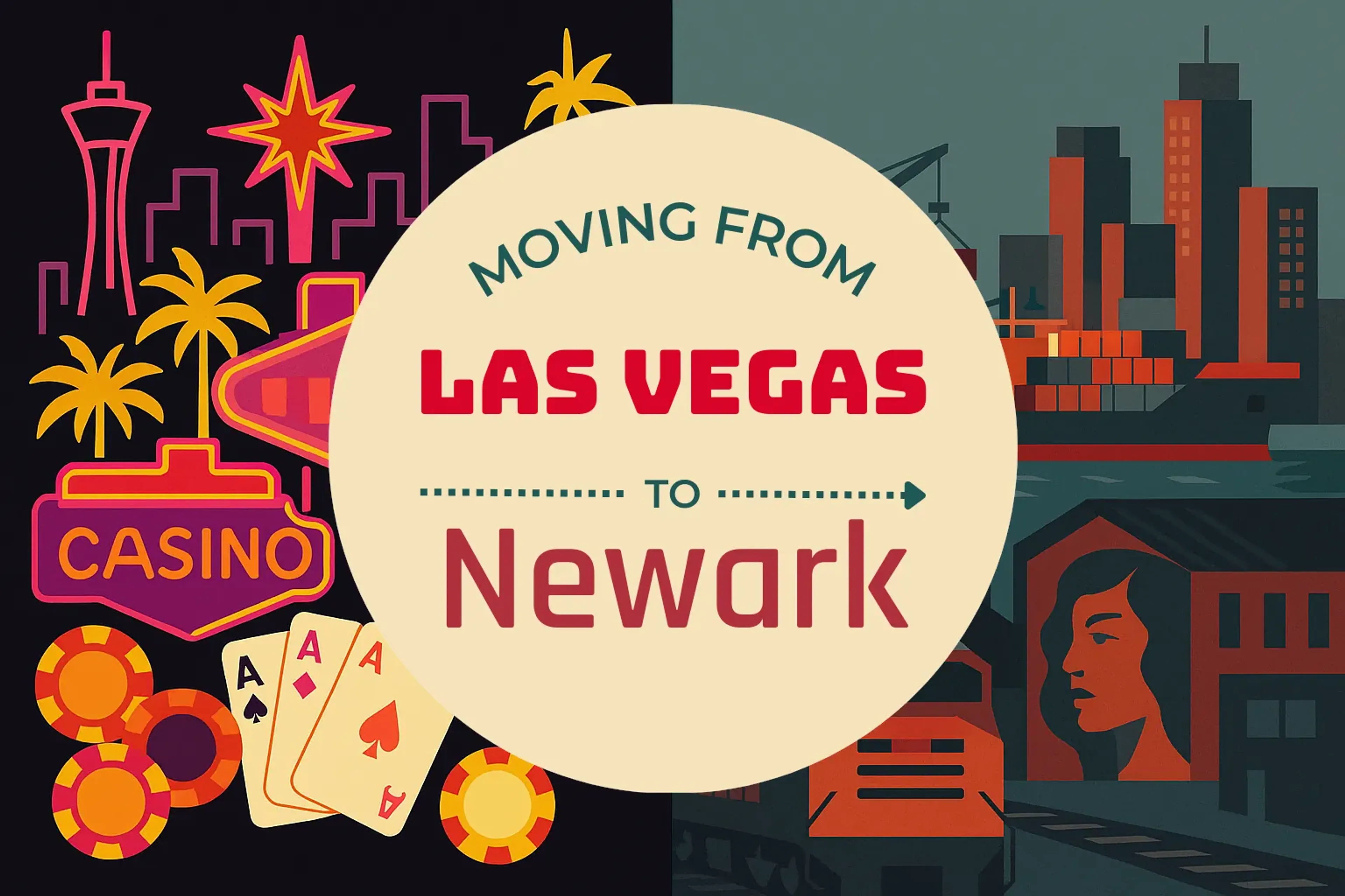 Side-by-side comparison of Las Vegas to Newark moving companies