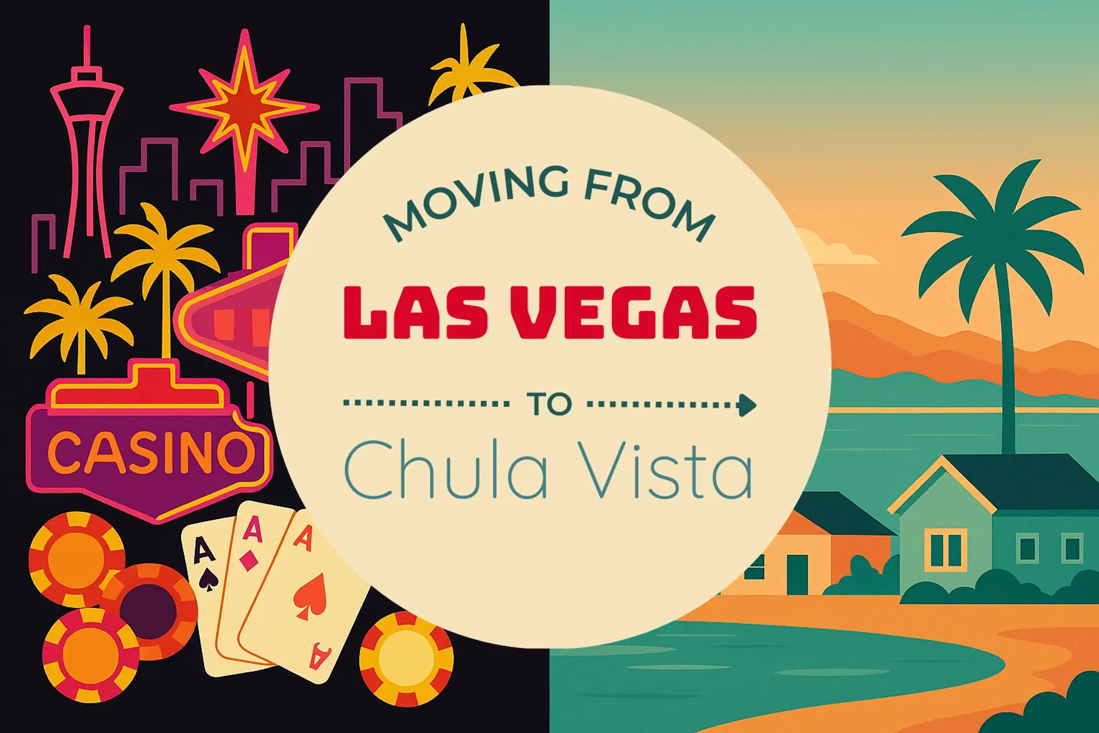 Side-by-side comparison of Las Vegas to Chula Vista moving companies