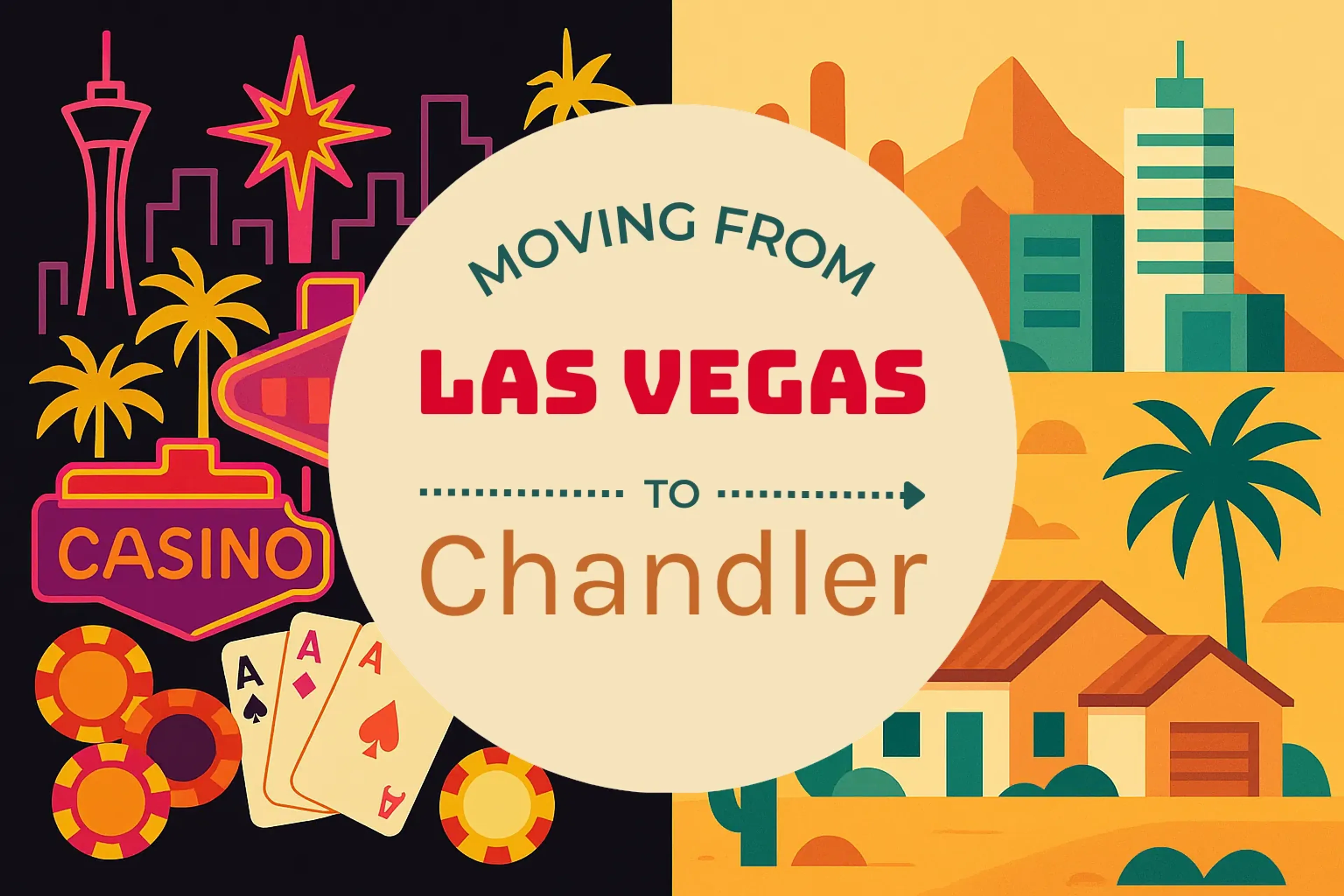 Side-by-side comparison of Las Vegas to Chandler moving companies