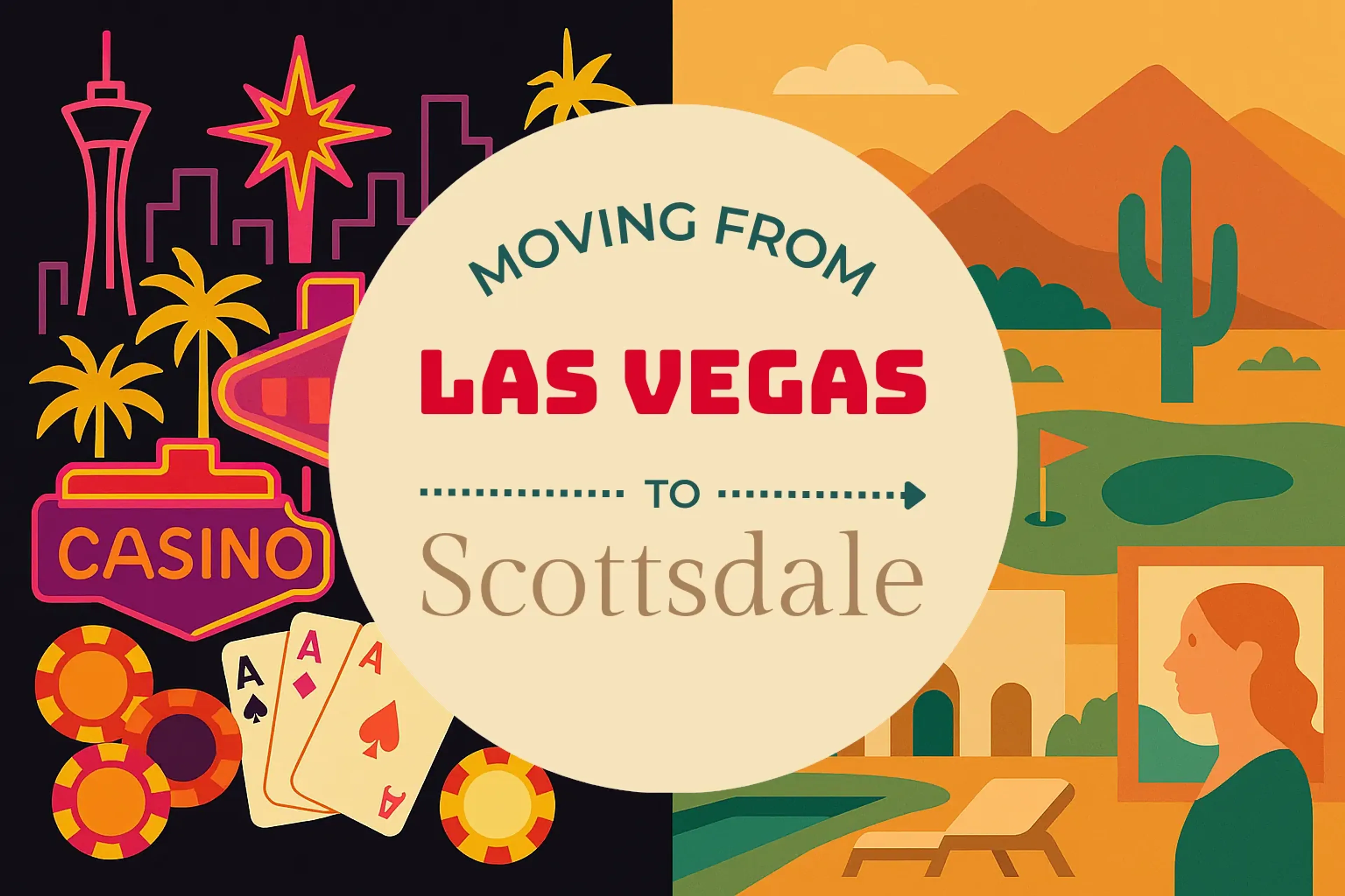 Side-by-side comparison of Las Vegas to Scottsdale moving companies