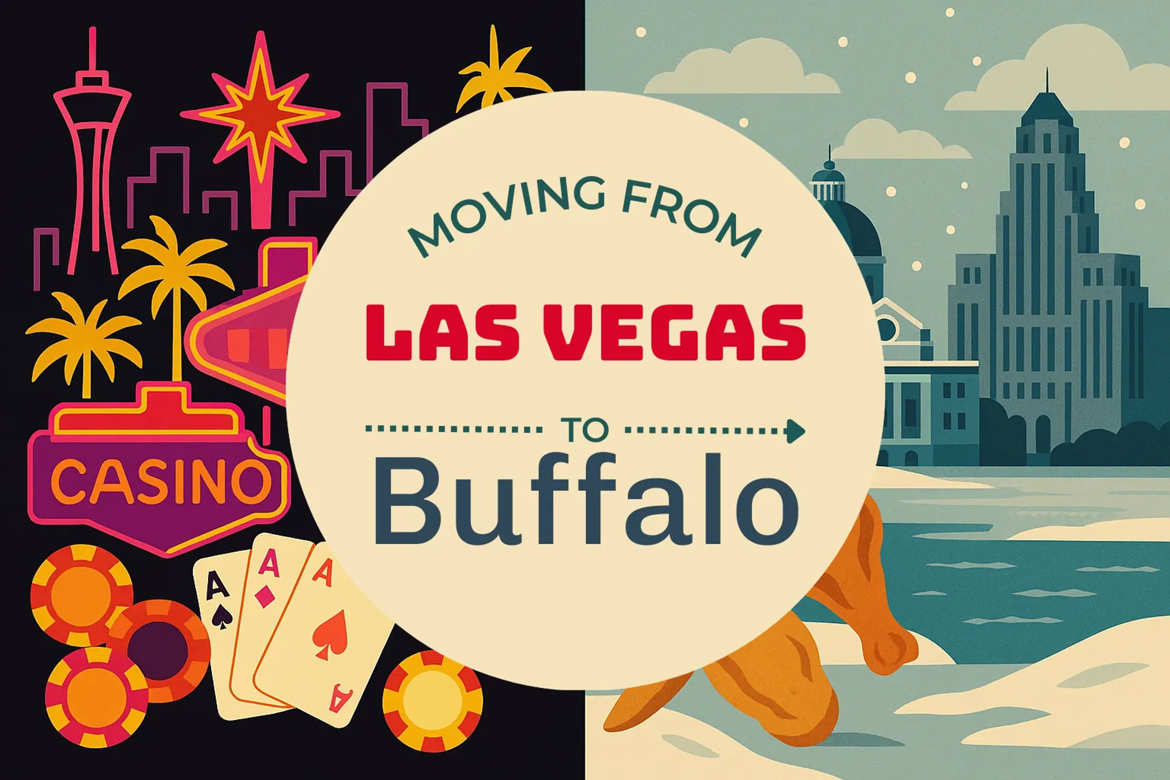 Side-by-side comparison of Las Vegas to Buffalo moving companies