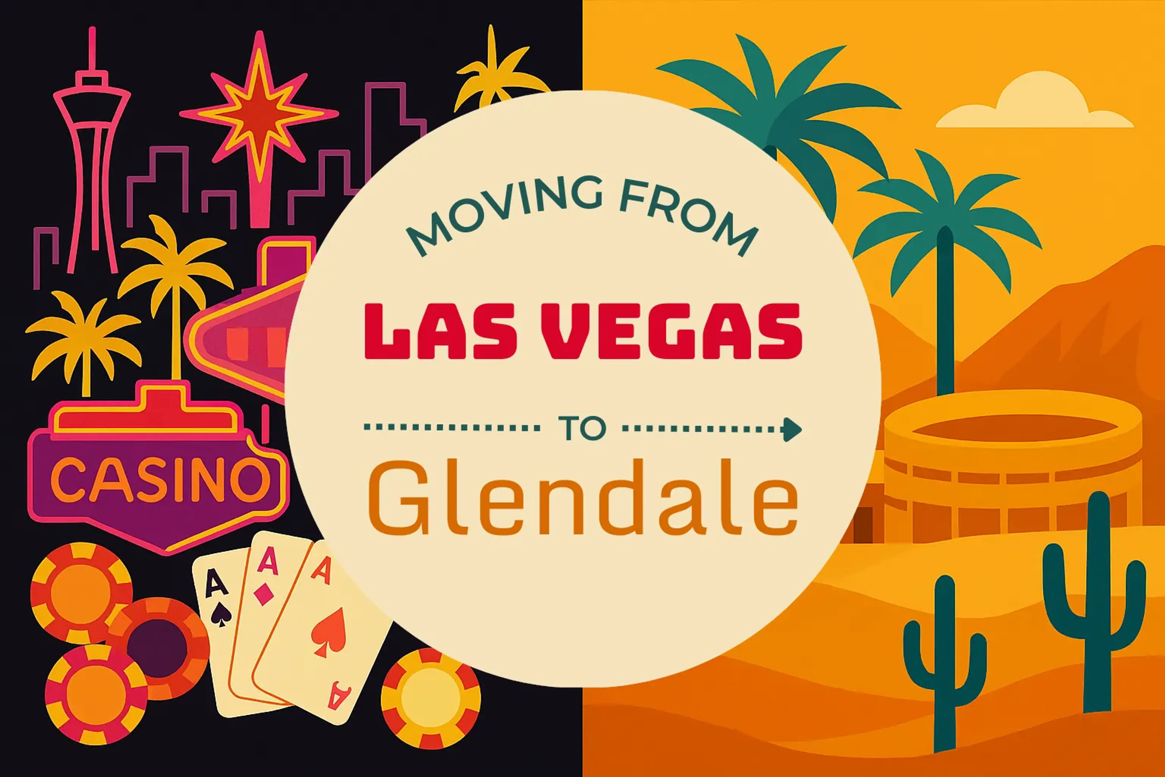 Side-by-side comparison of Las Vegas to Glendale moving companies