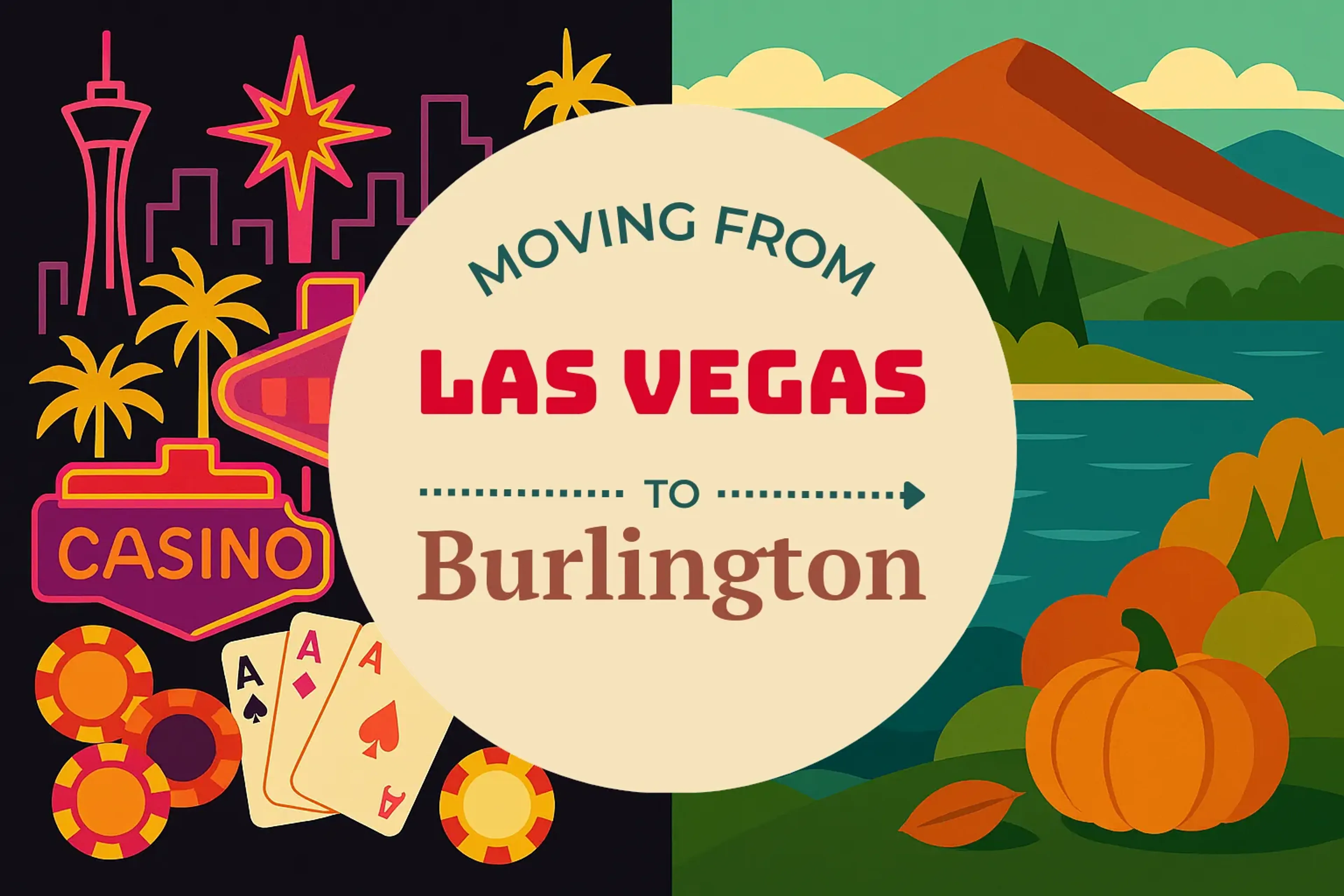 Side-by-side comparison of Las Vegas to Burlington moving companies