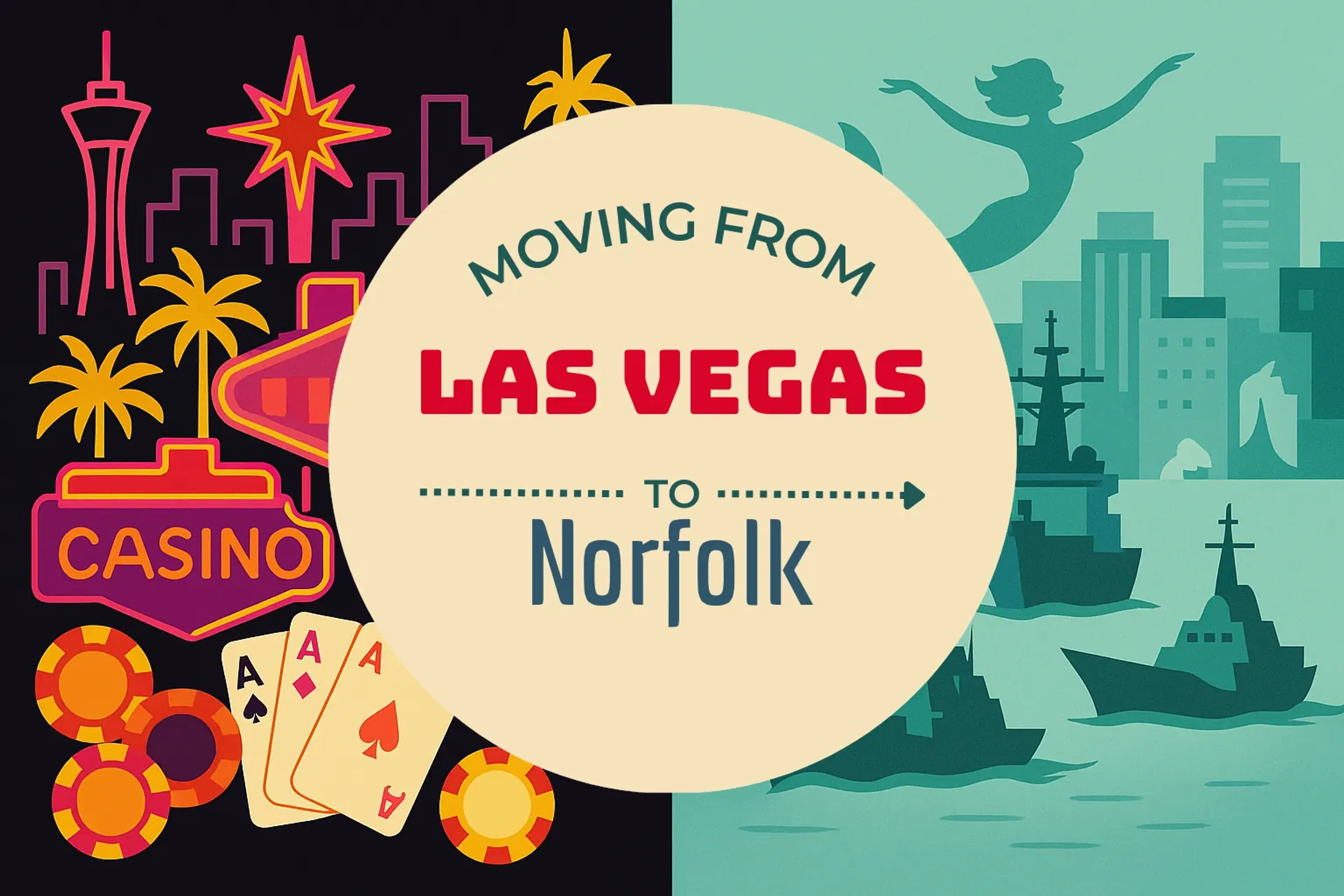 Side-by-side comparison of Las Vegas to Norfolk moving companies