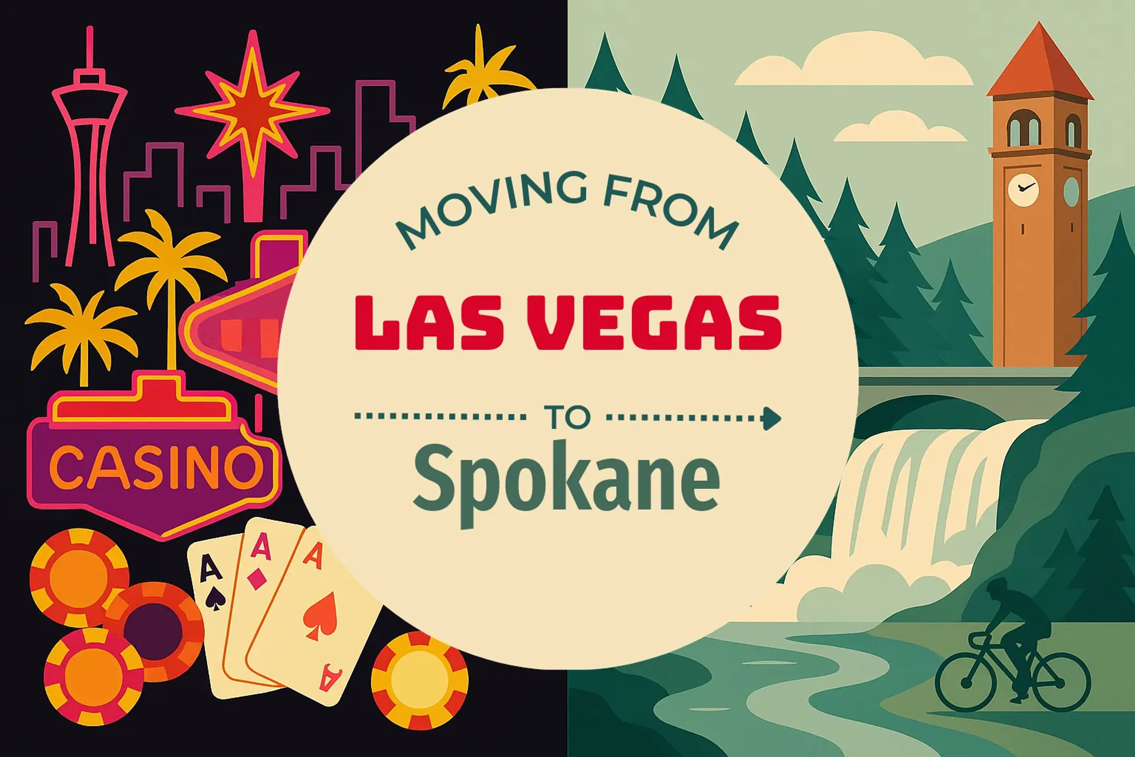 Side-by-side comparison of Las Vegas to Spokane moving companies