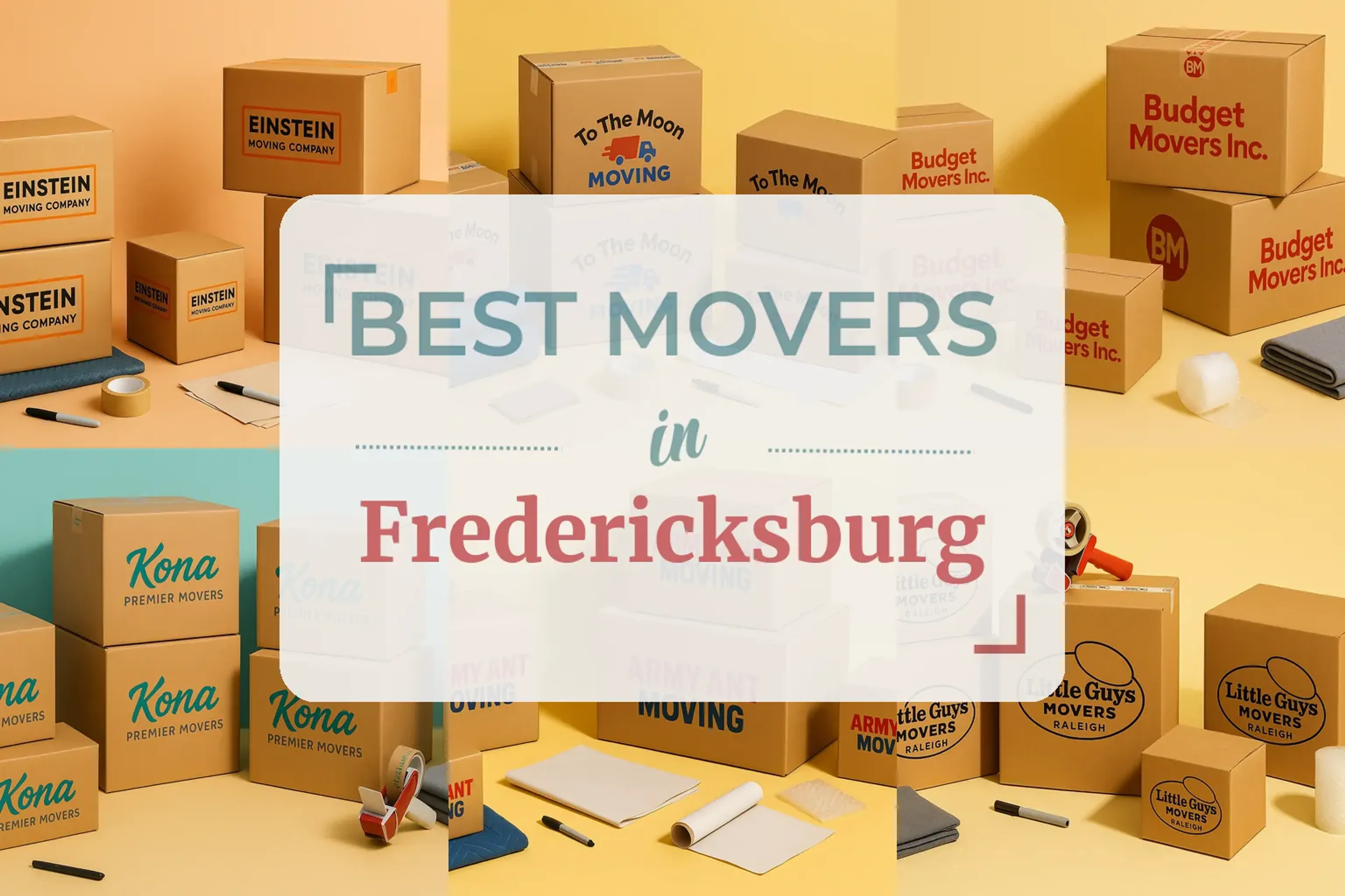 Side-by-side comparison of Fredericksburg moving companies