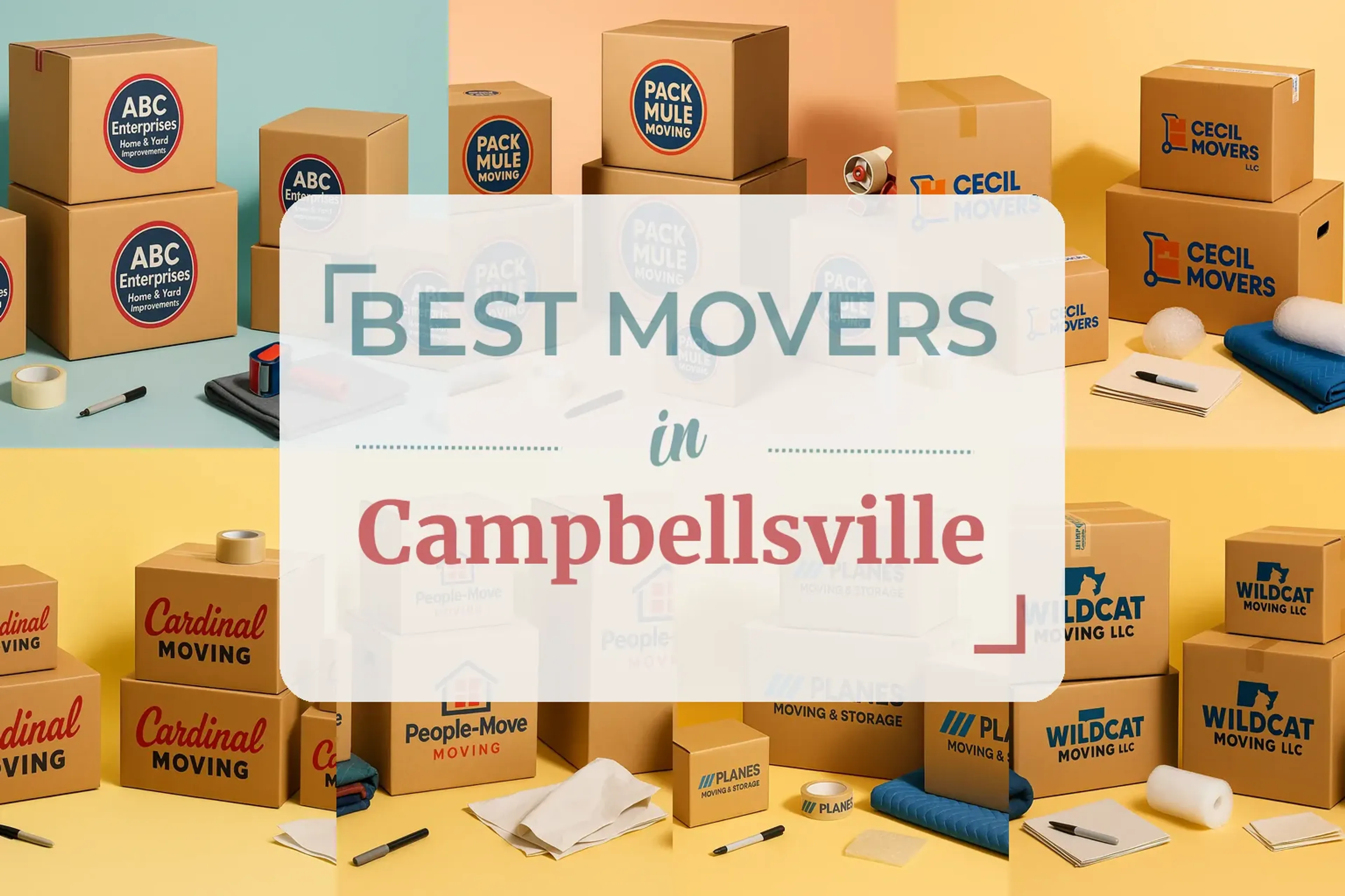 Side-by-side comparison of Campbellsville moving companies