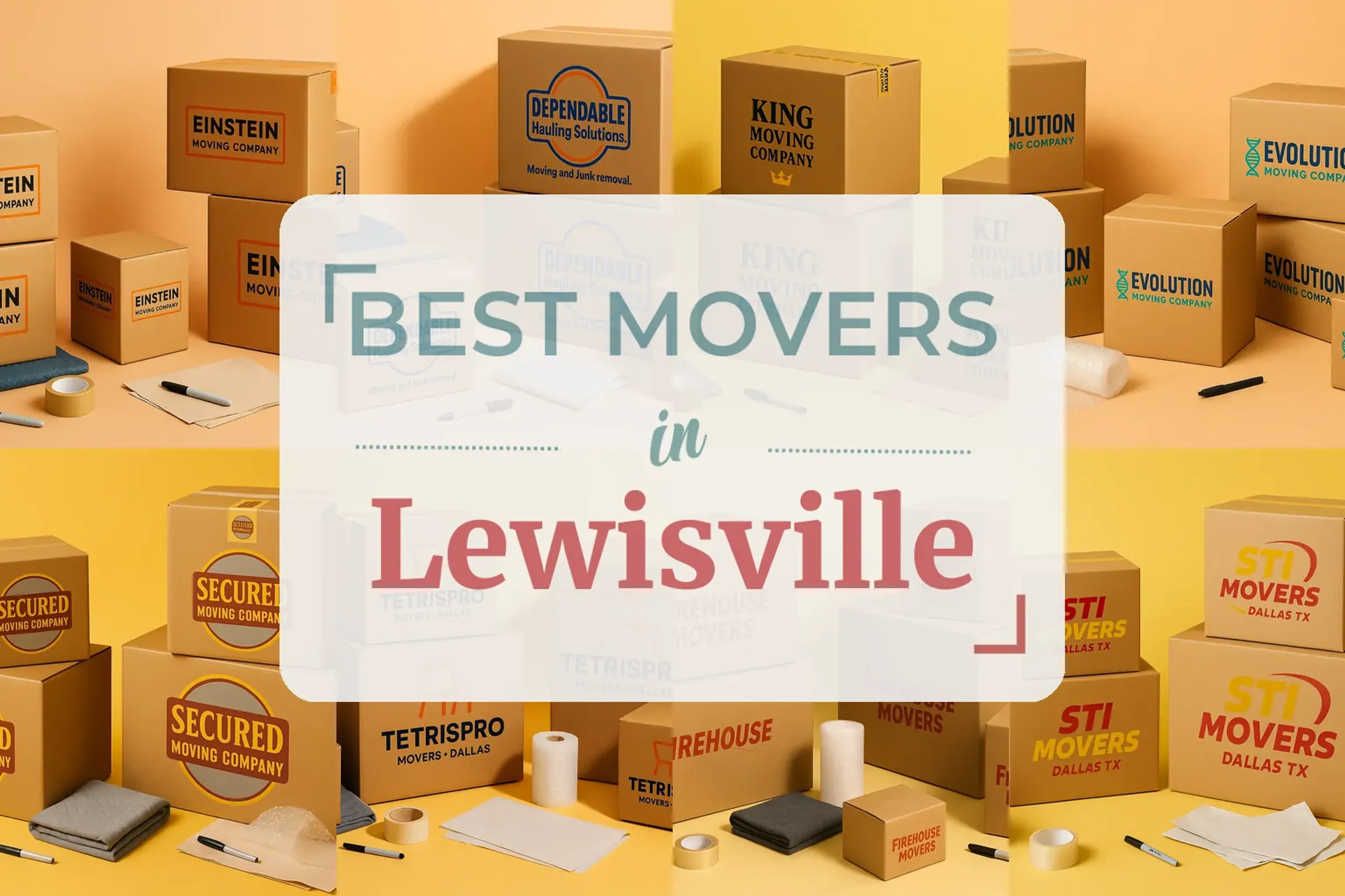 Side-by-side comparison of Lewisville moving companies
