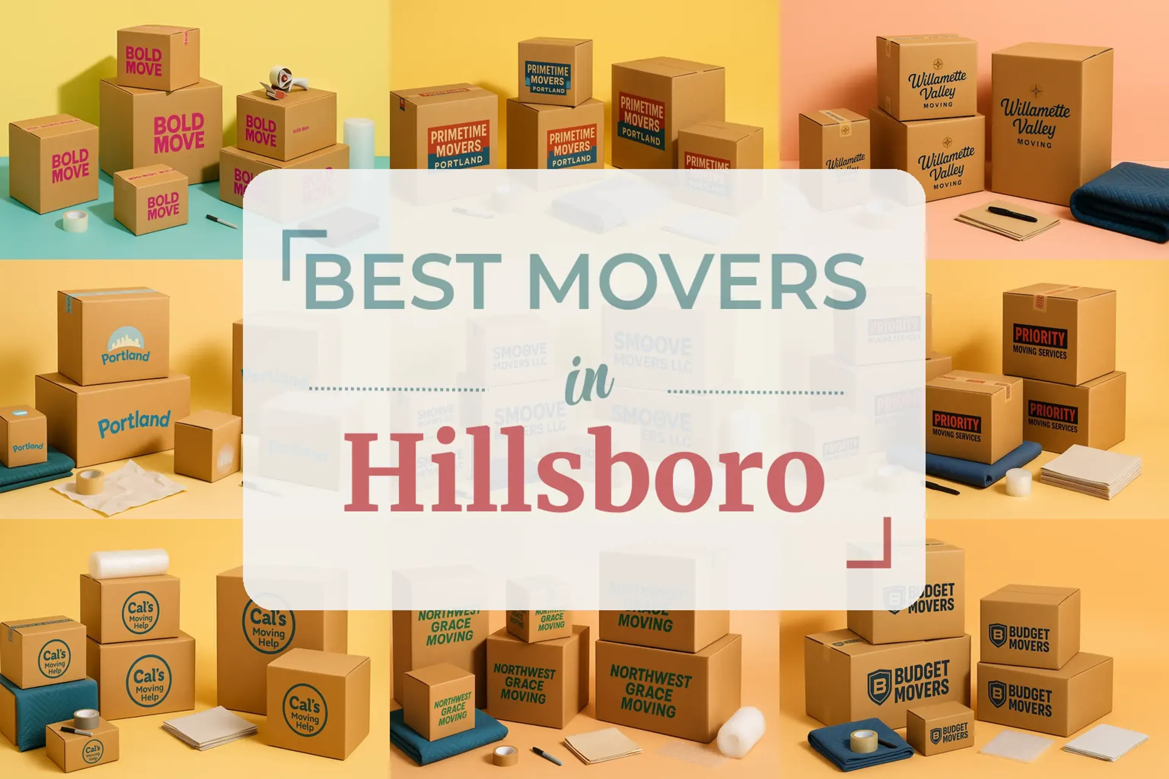 Side-by-side comparison of Hillsboro moving companies