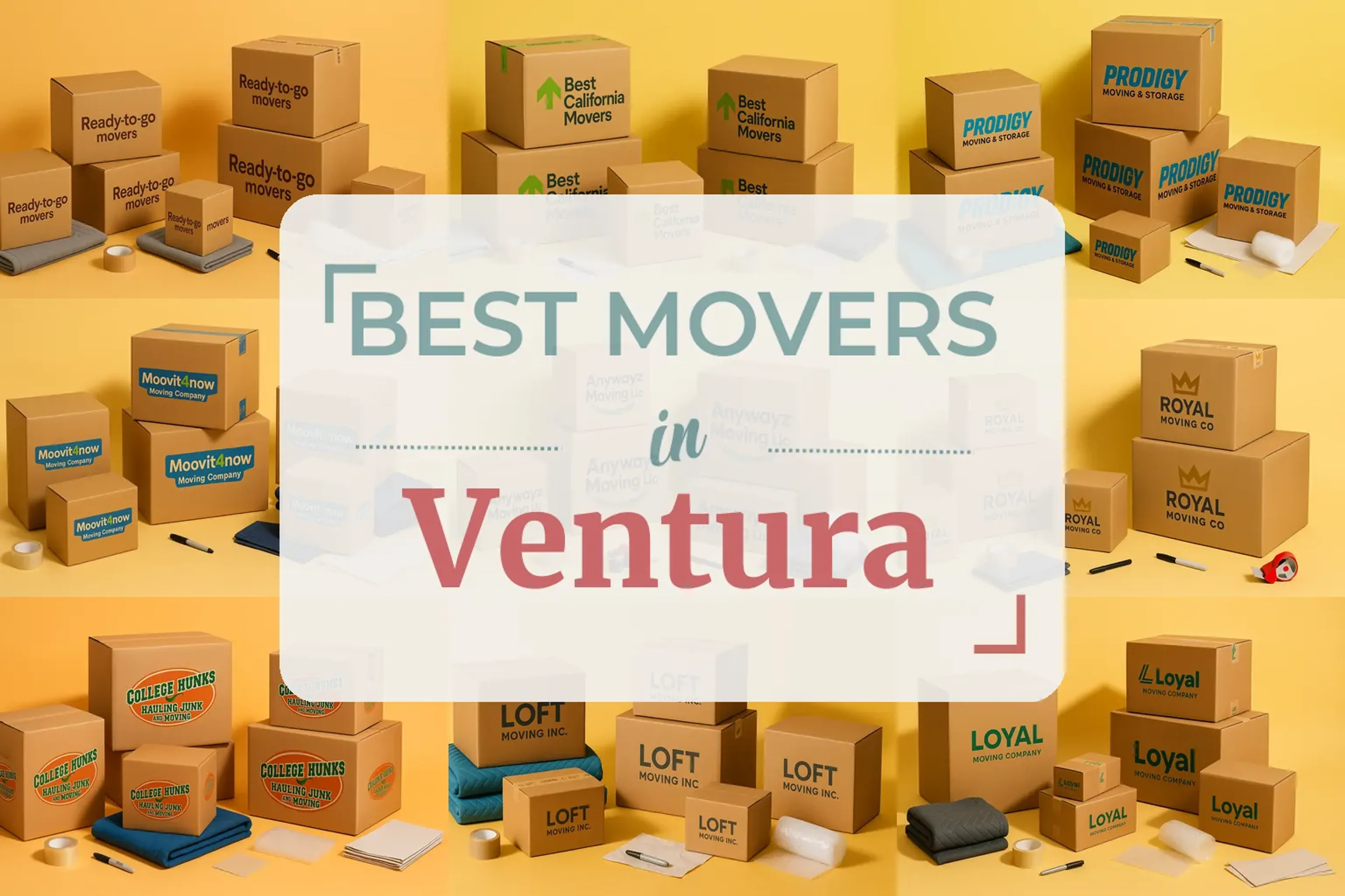 Side-by-side comparison of Ventura moving companies