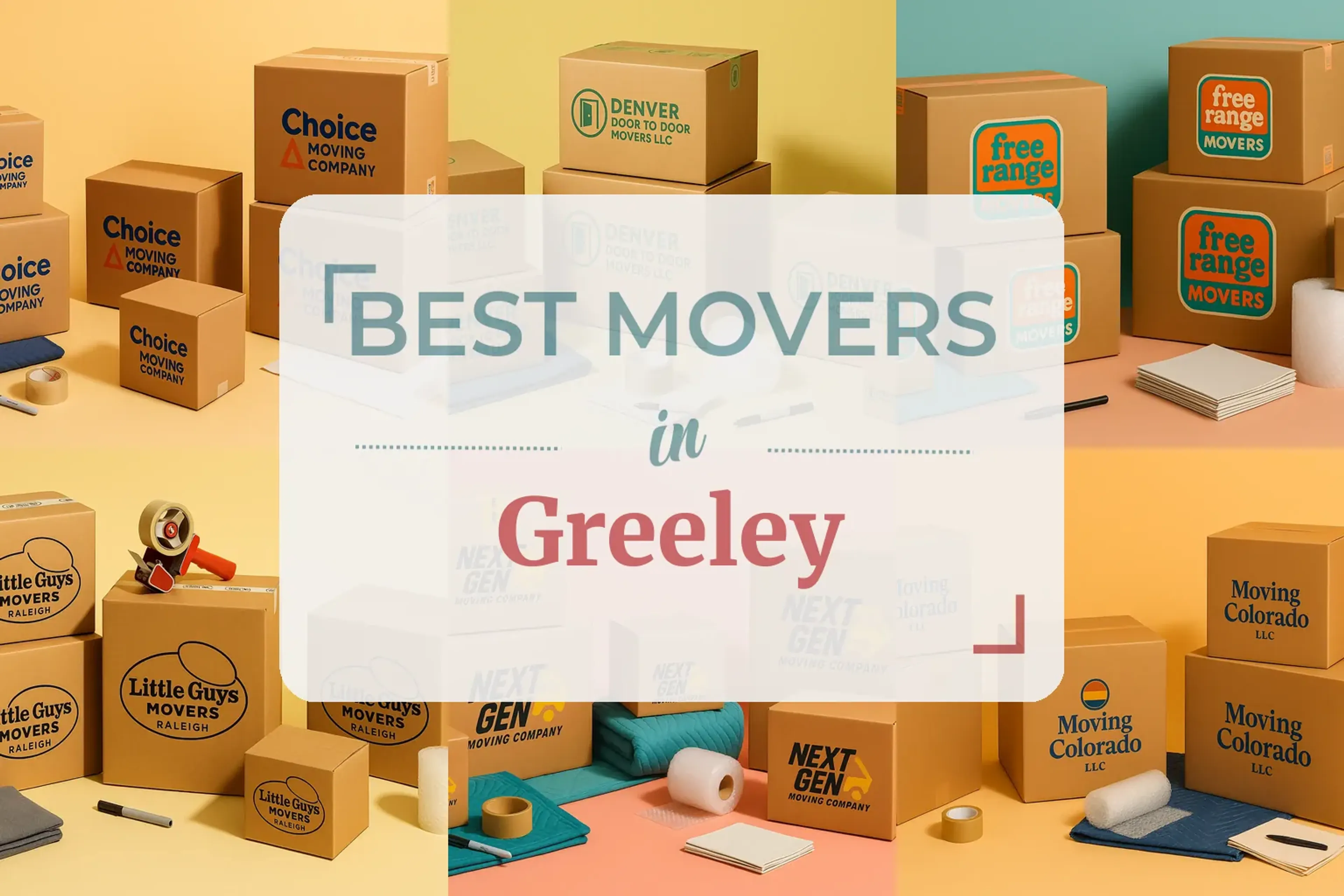 Side-by-side comparison of Greeley moving companies
