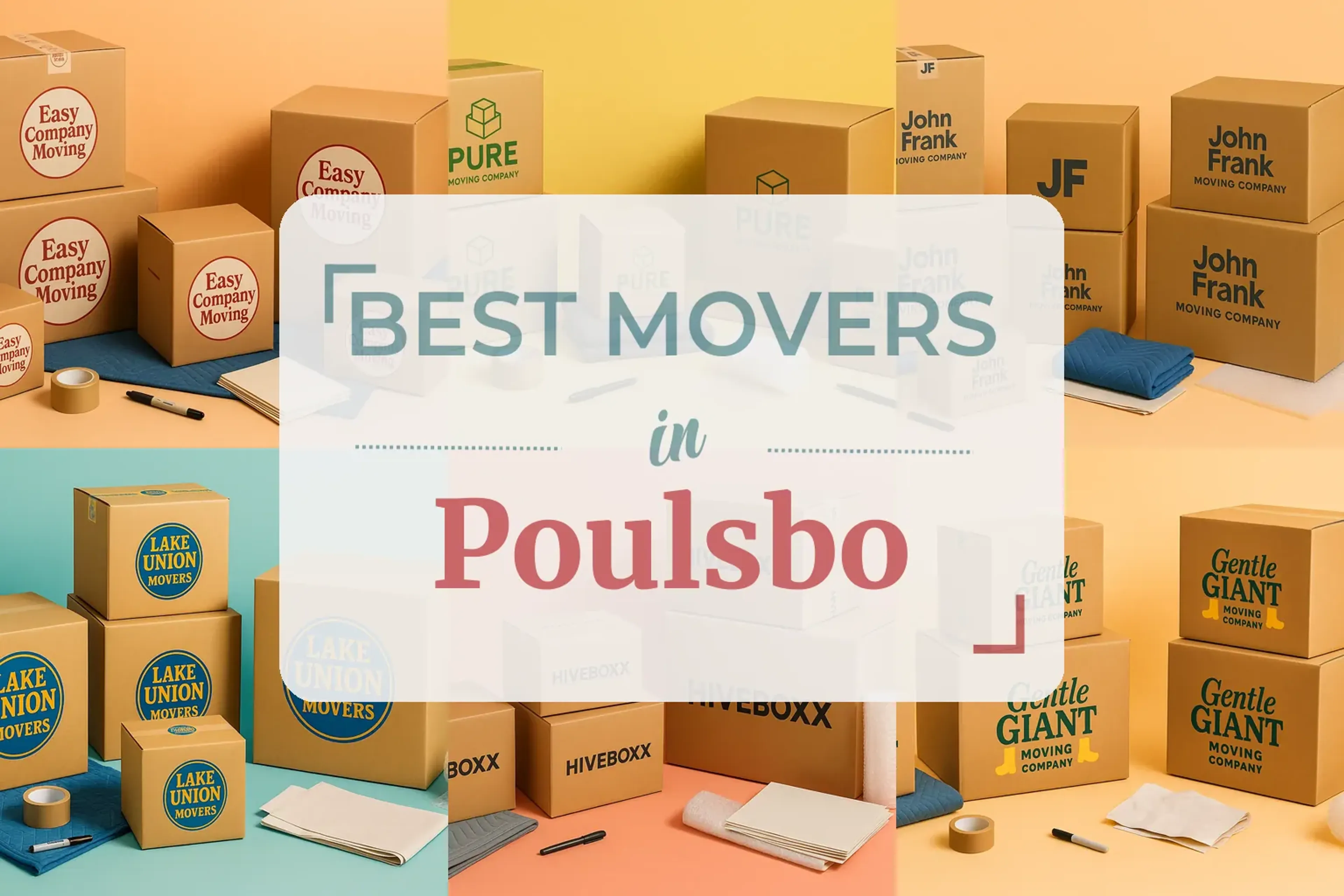 Side-by-side comparison of Poulsbo moving companies