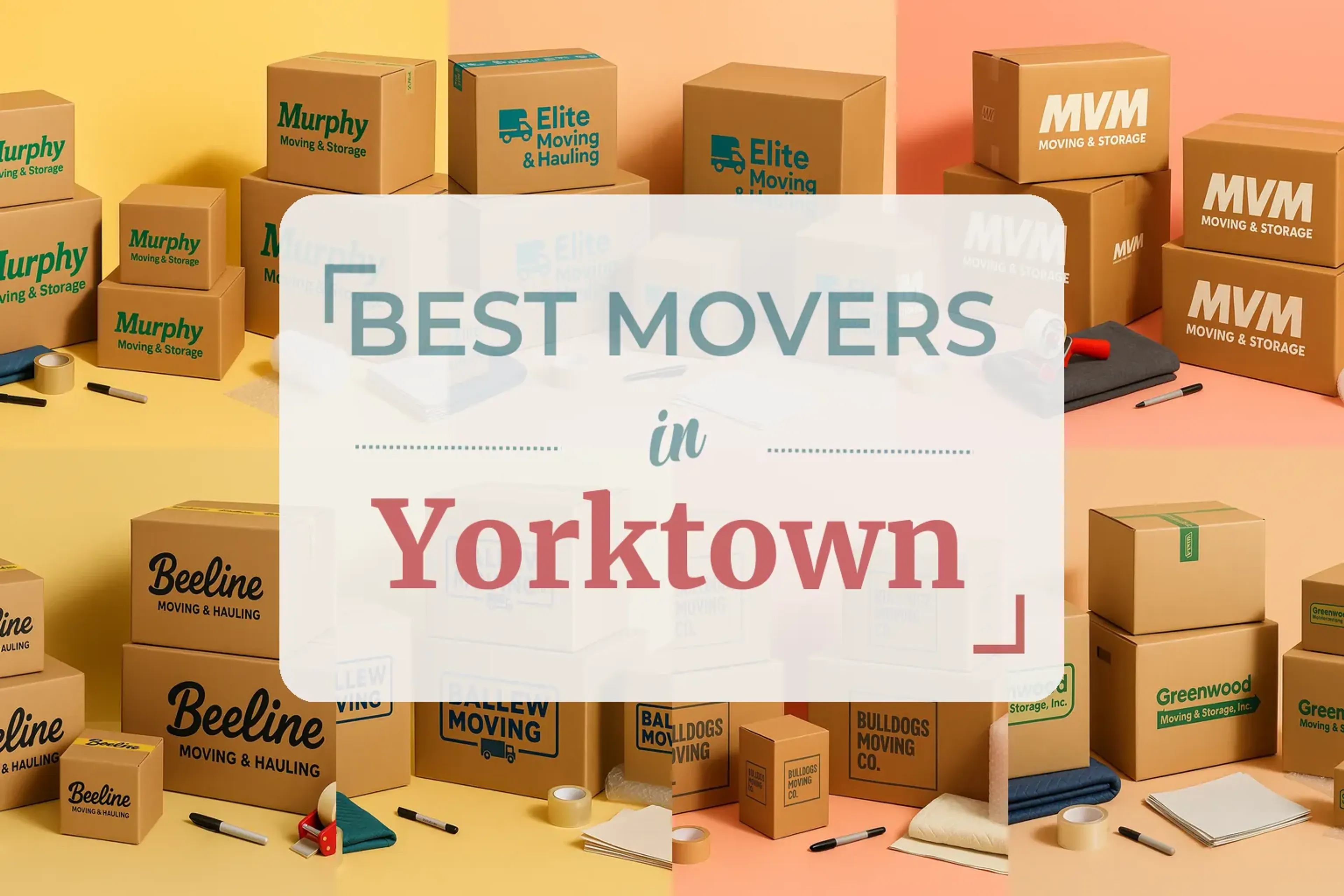 Side-by-side comparison of Yorktown moving companies