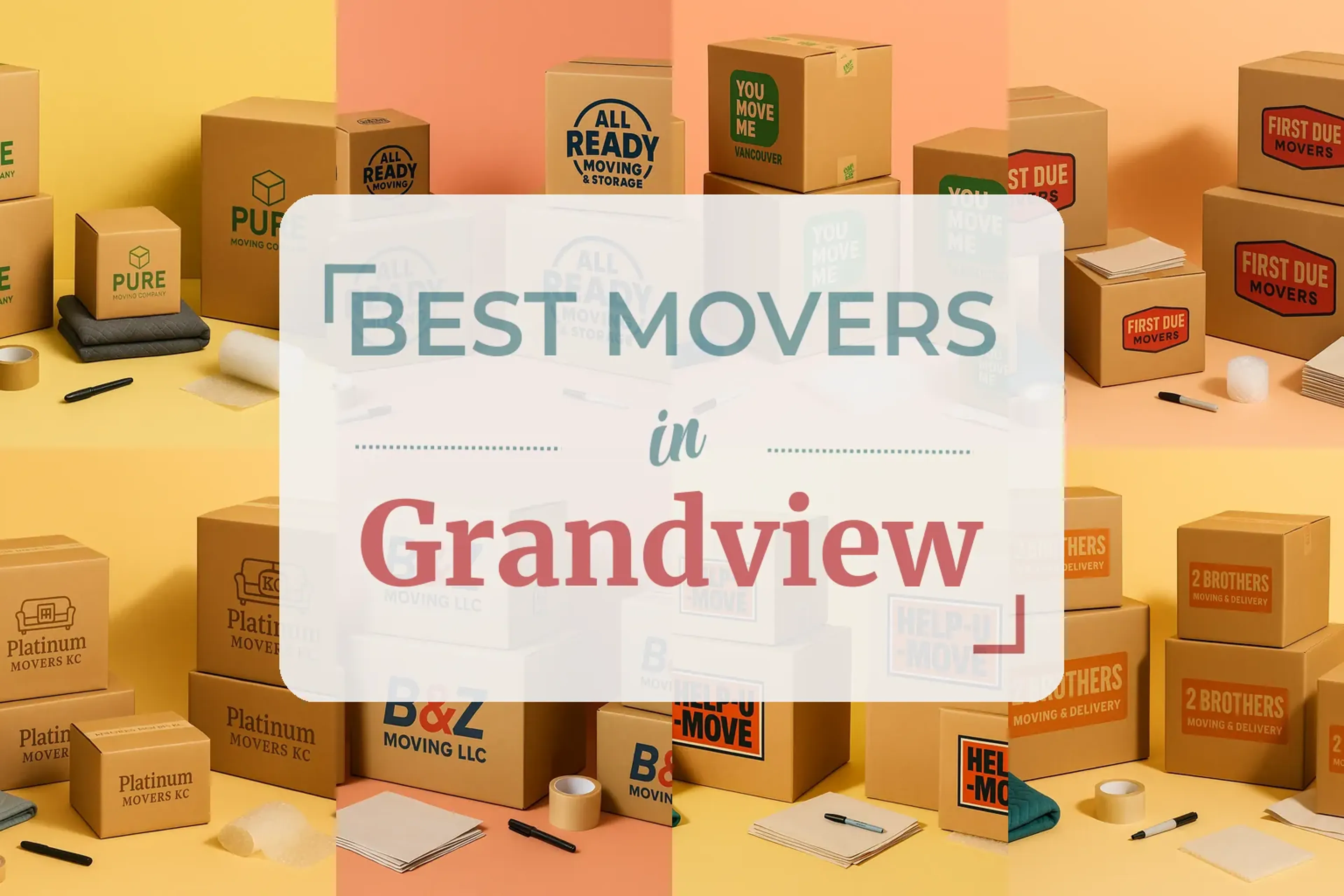 Side-by-side comparison of Grandview moving companies