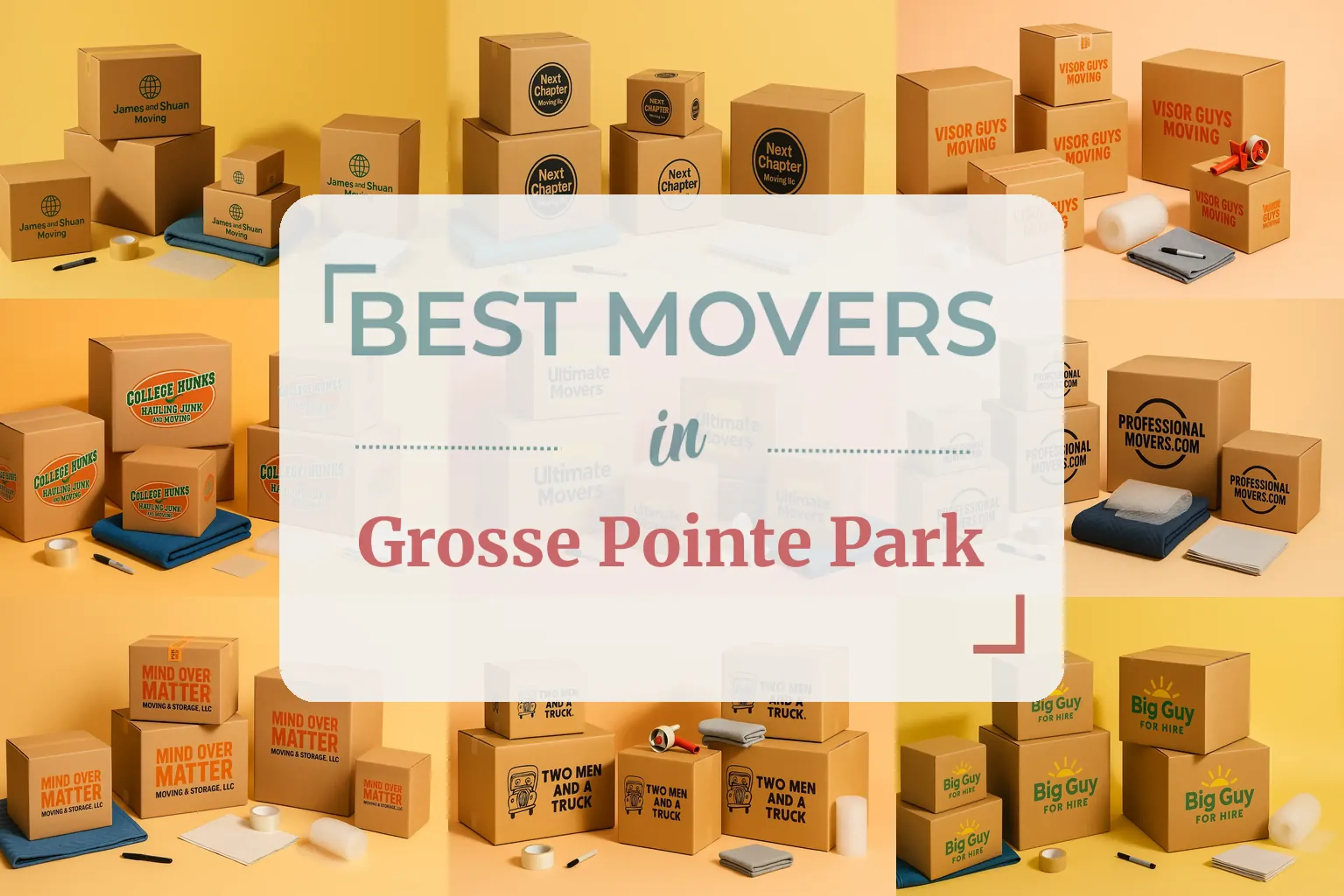 Side-by-side comparison of Grosse Pointe Park moving companies
