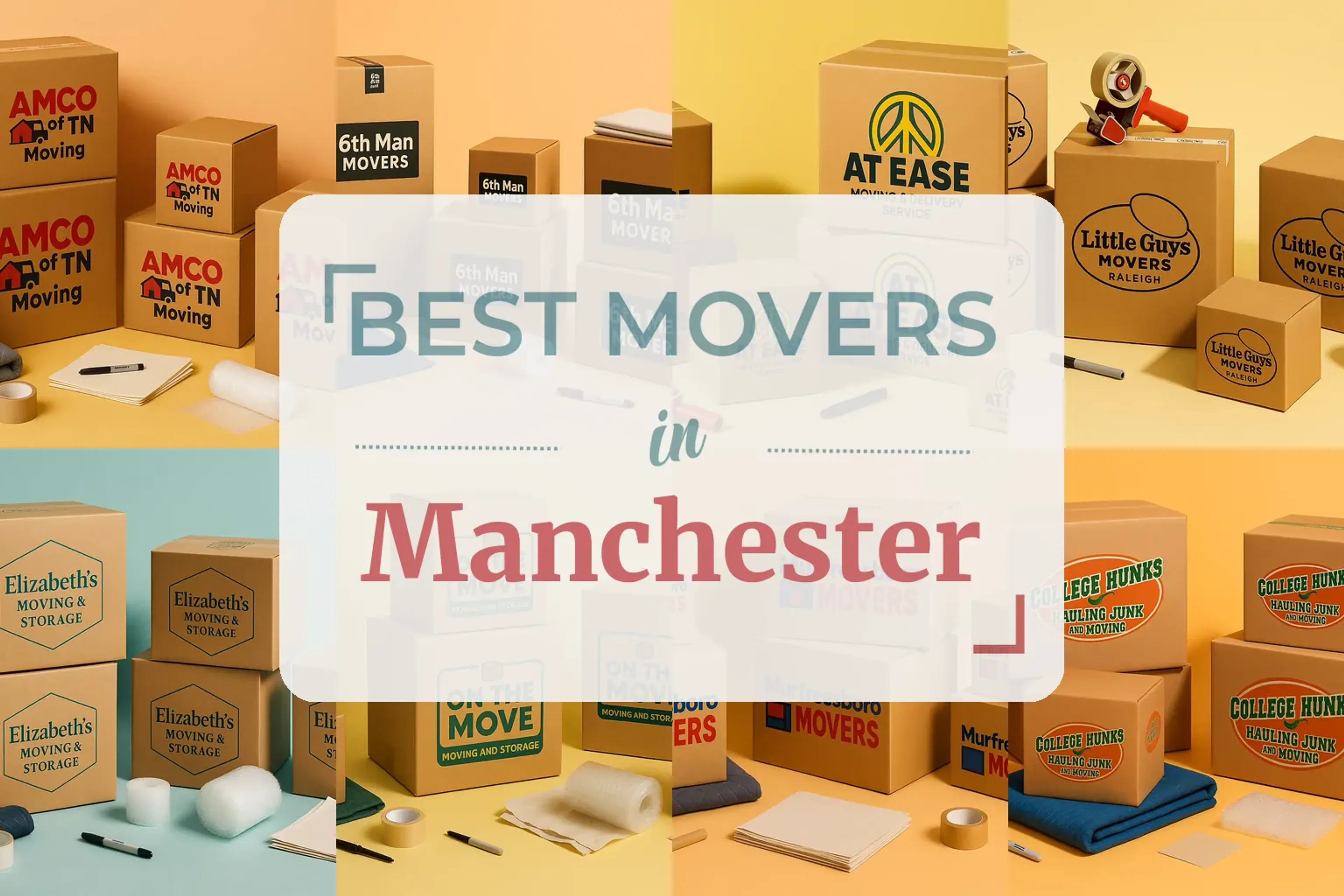 Side-by-side comparison of Manchester moving companies