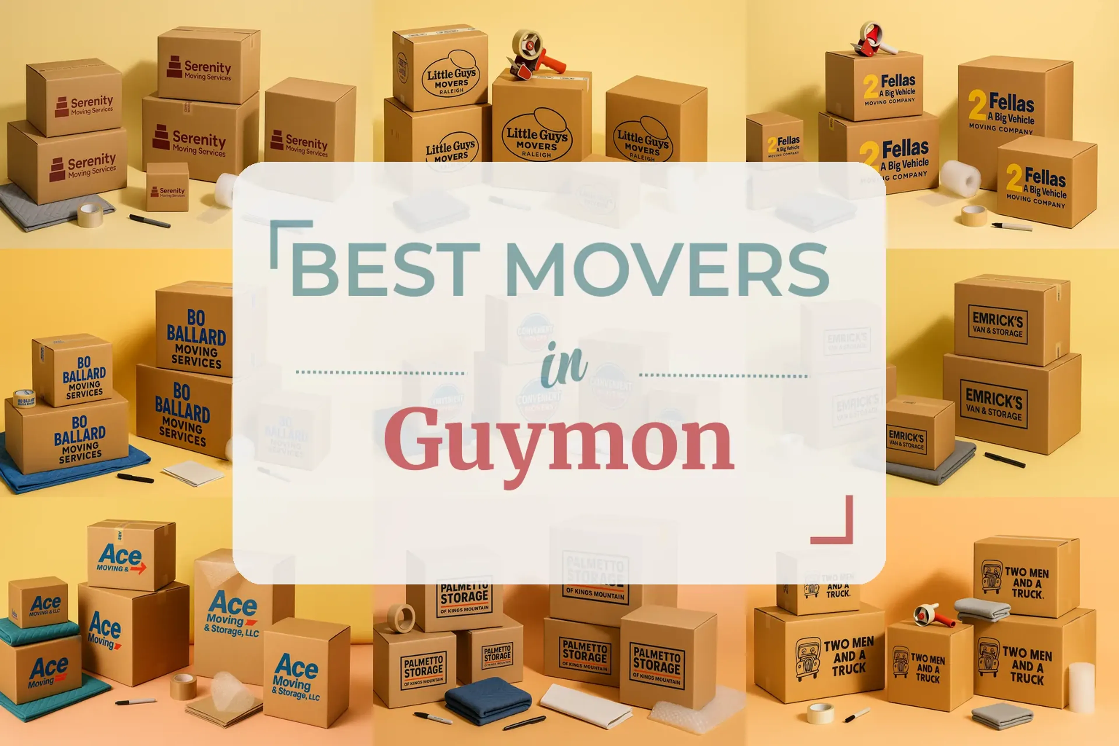 Side-by-side comparison of Guymon moving companies