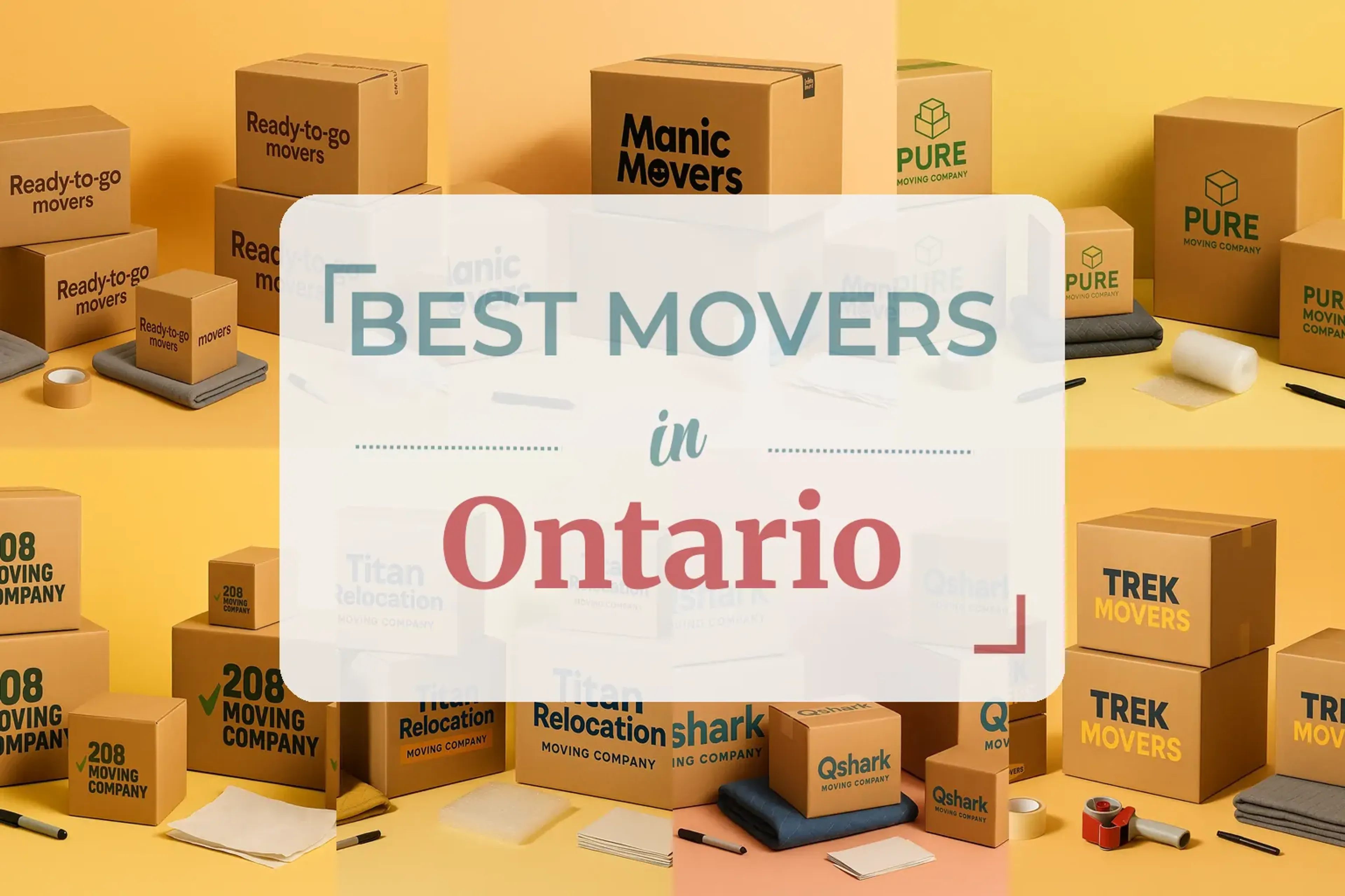Side-by-side comparison of Ontario moving companies