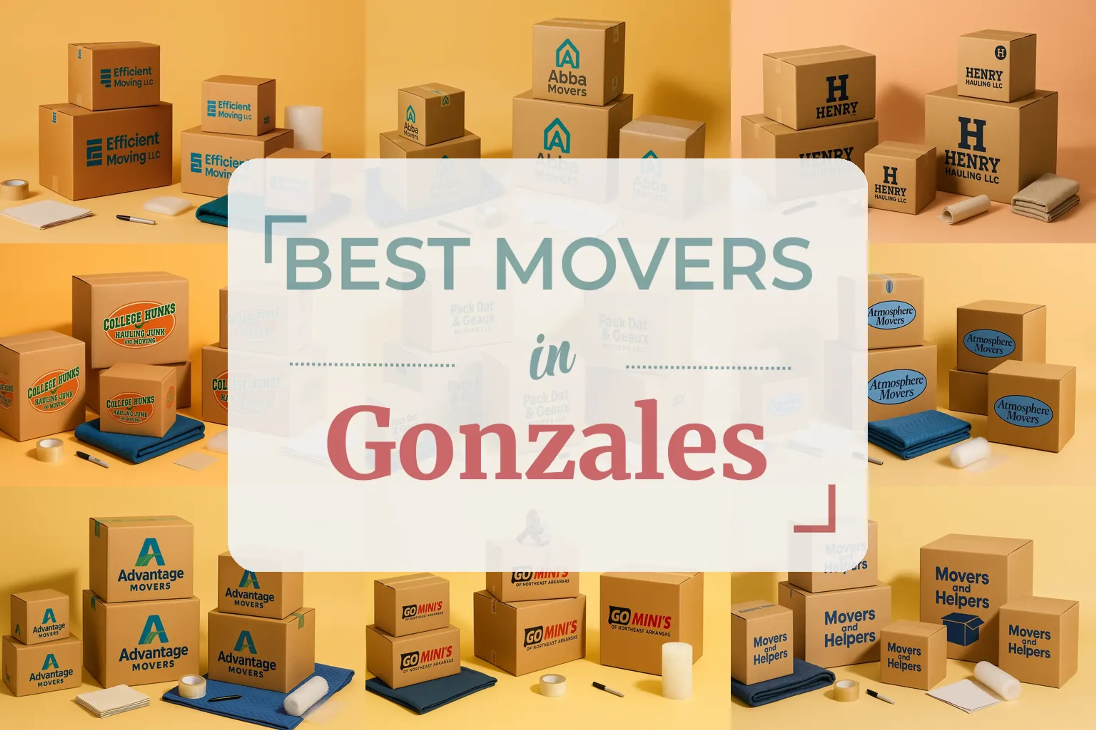 Side-by-side comparison of Gonzales moving companies