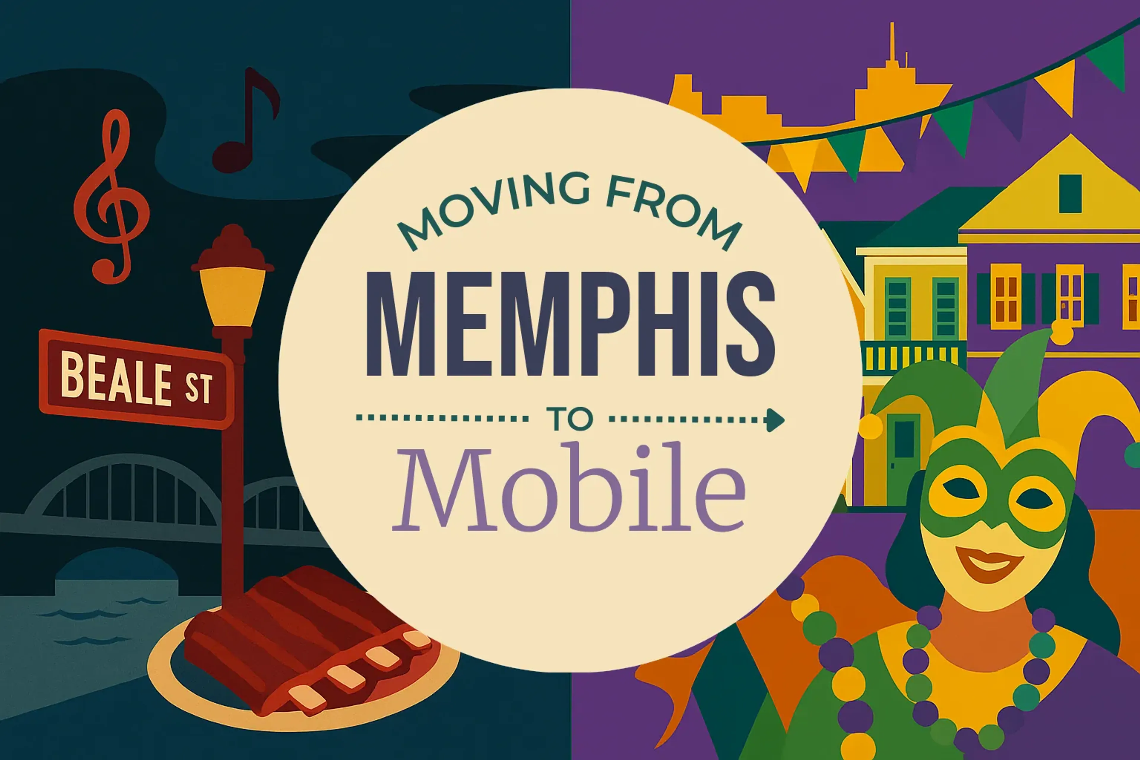 Side-by-side comparison of Memphis to Mobile moving companies