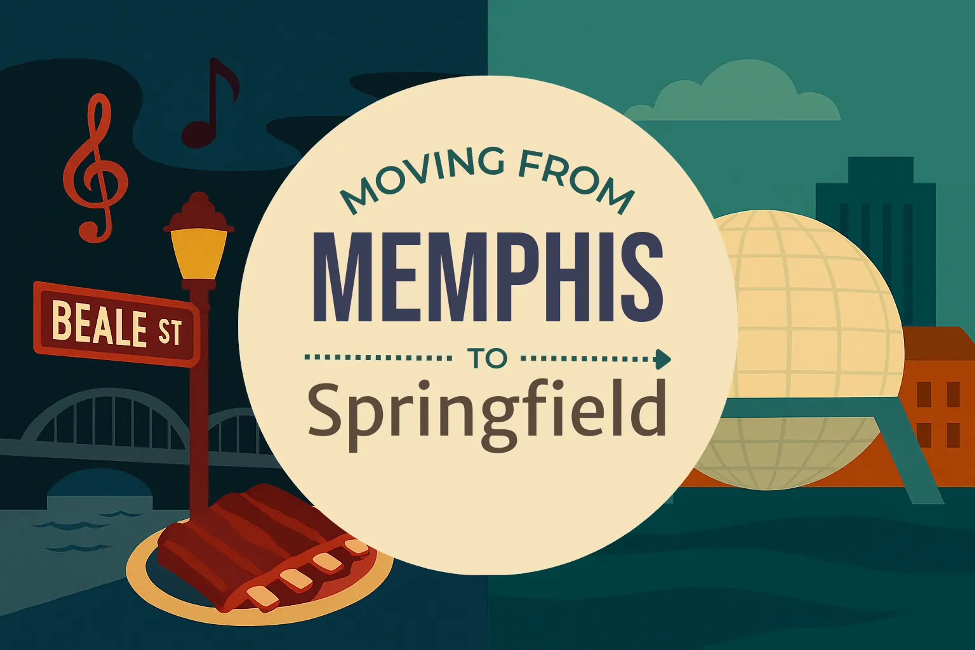Side-by-side comparison of Memphis to Springfield moving companies