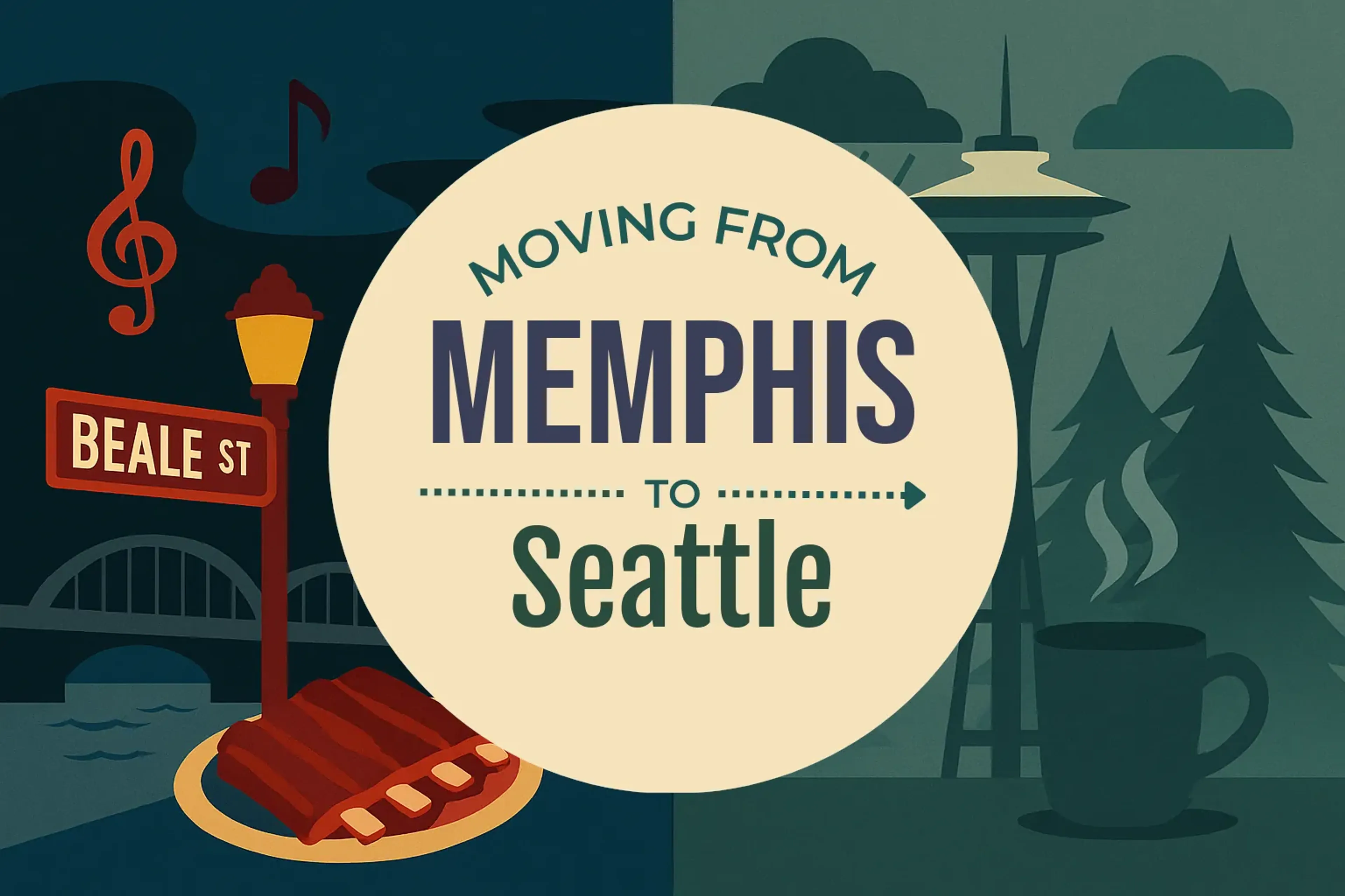 Side-by-side comparison of Memphis to Seattle moving companies