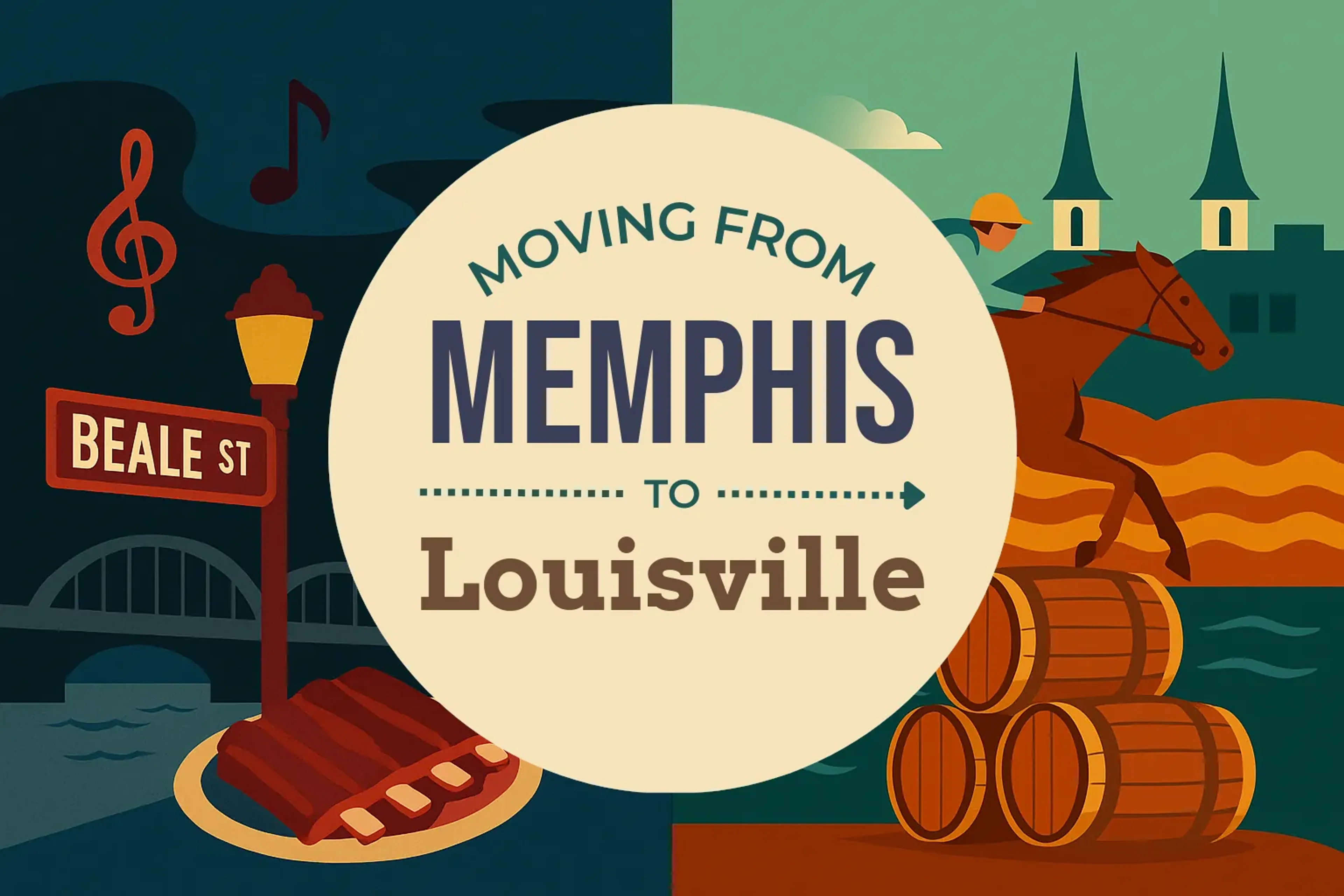 Side-by-side comparison of Memphis to Louisville moving companies