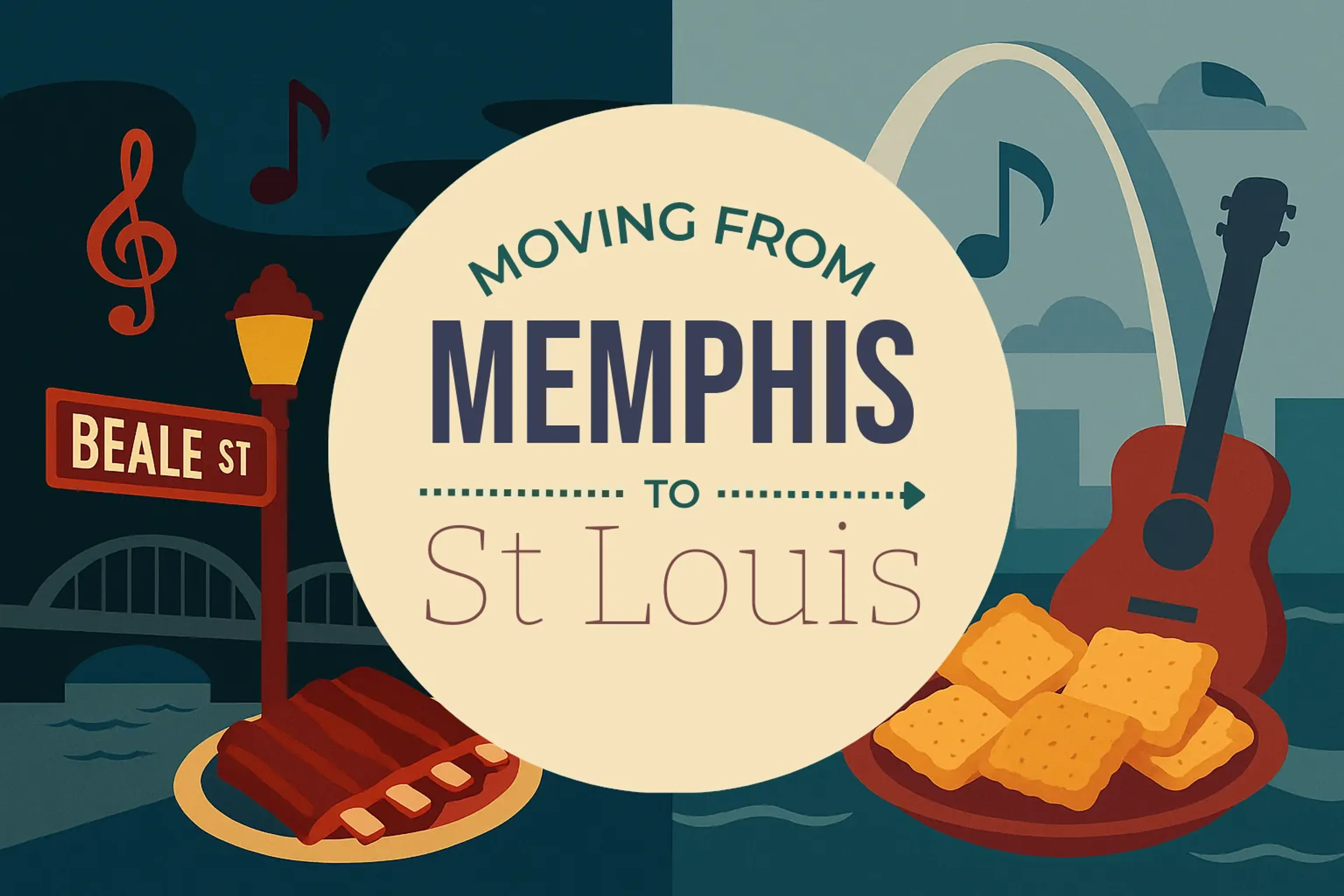 Side-by-side comparison of Memphis to St. Louis moving companies