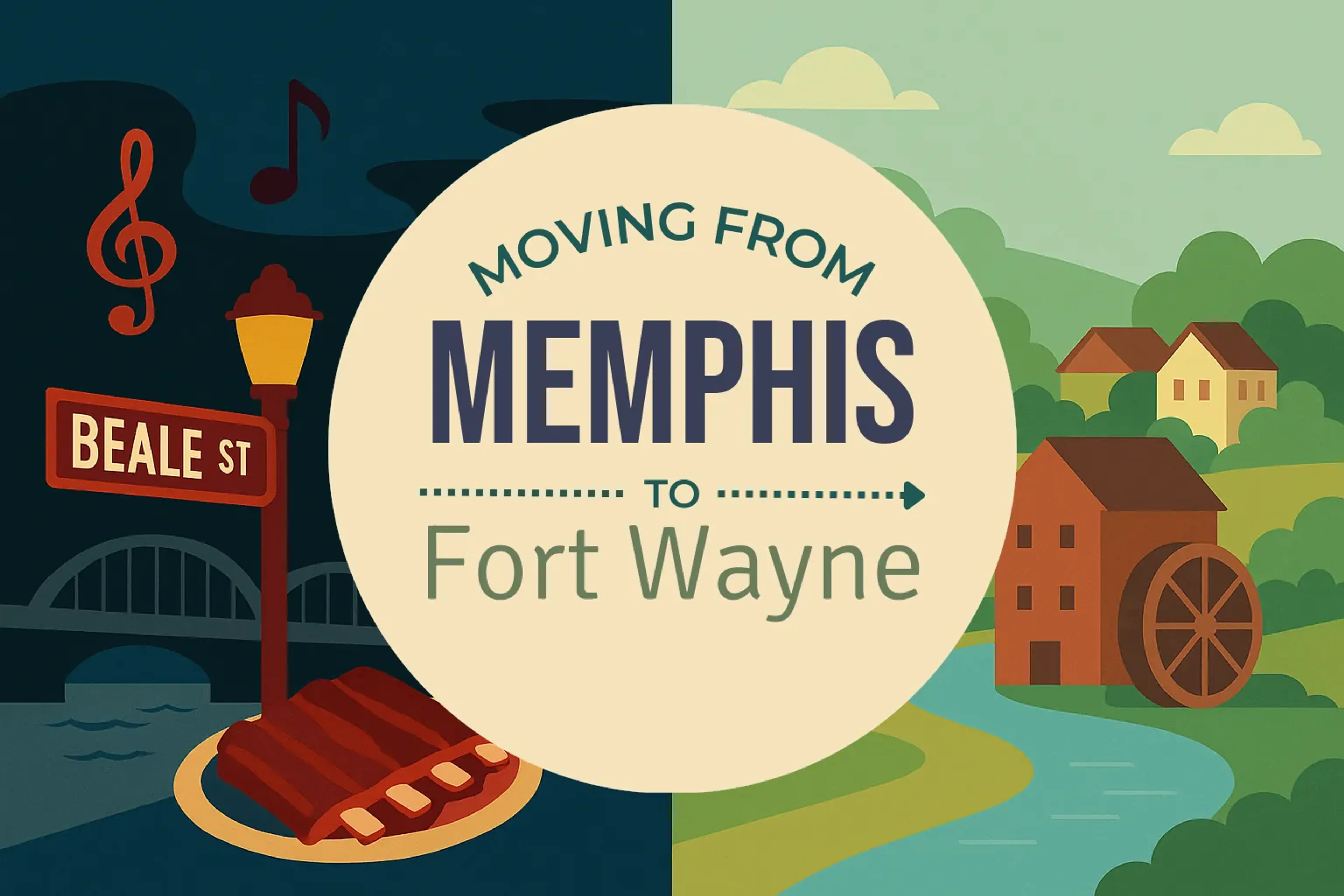 Side-by-side comparison of Memphis to Fort Wayne moving companies