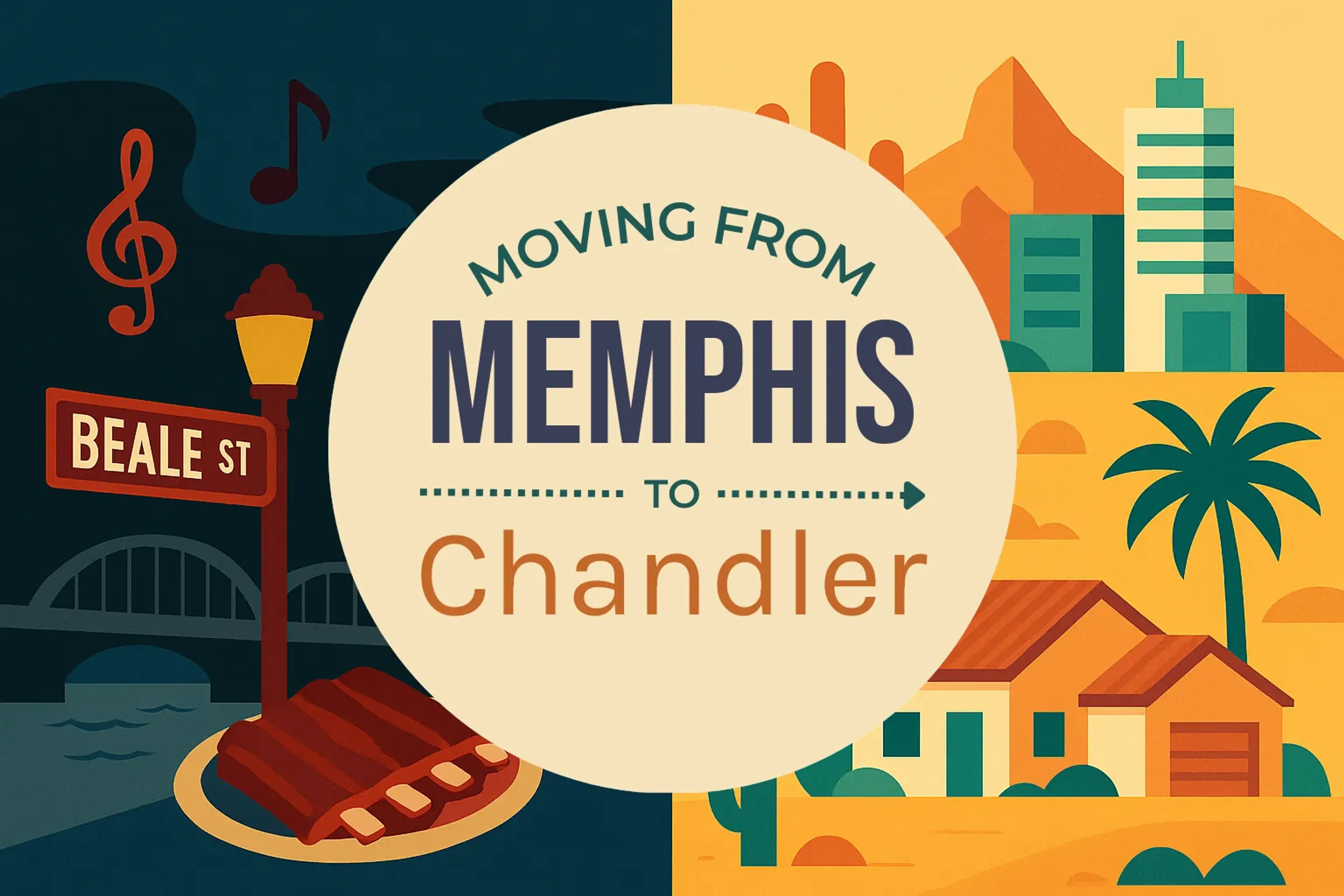 Side-by-side comparison of Memphis to Chandler moving companies