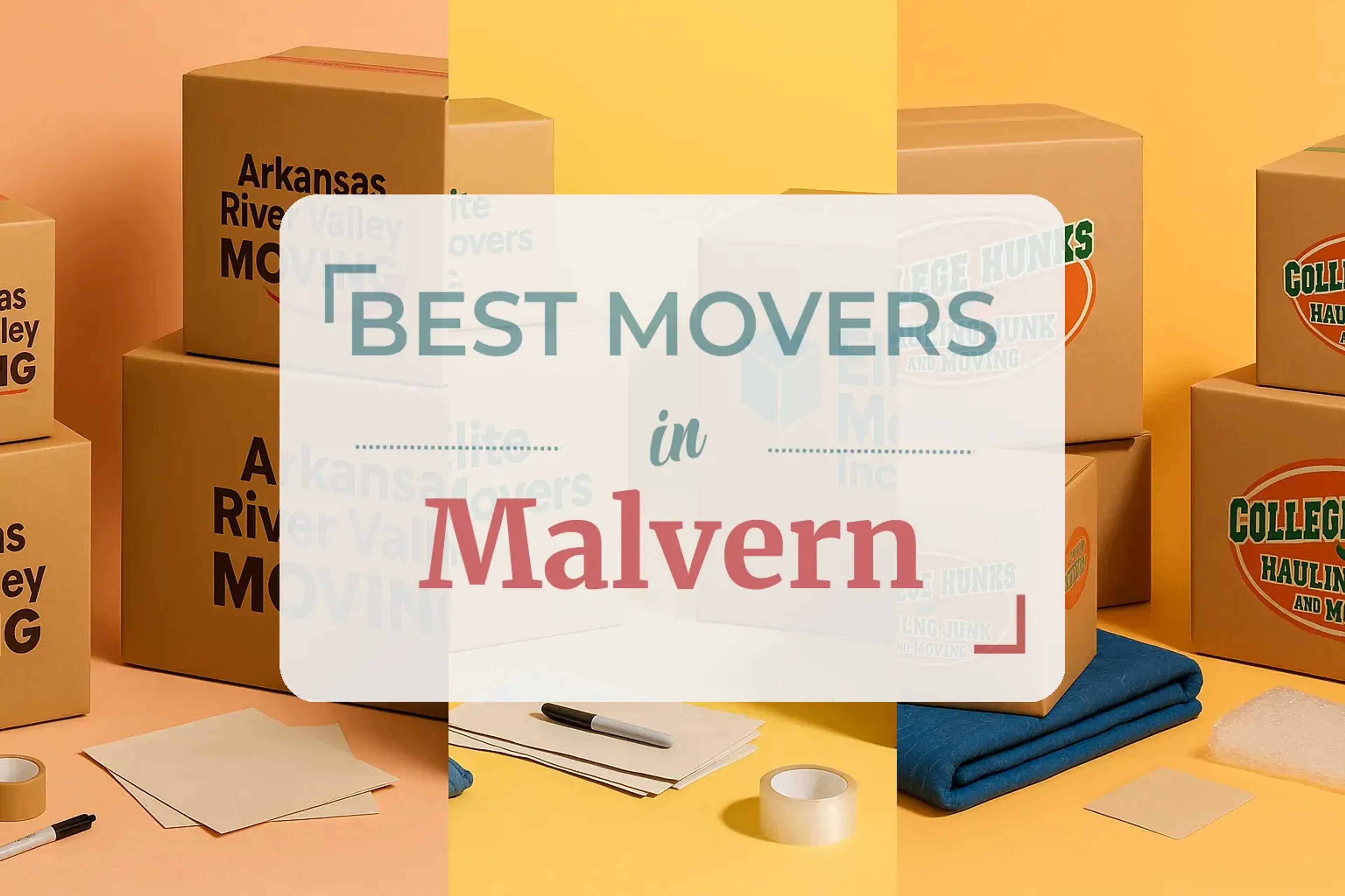 Side-by-side comparison of Malvern moving companies