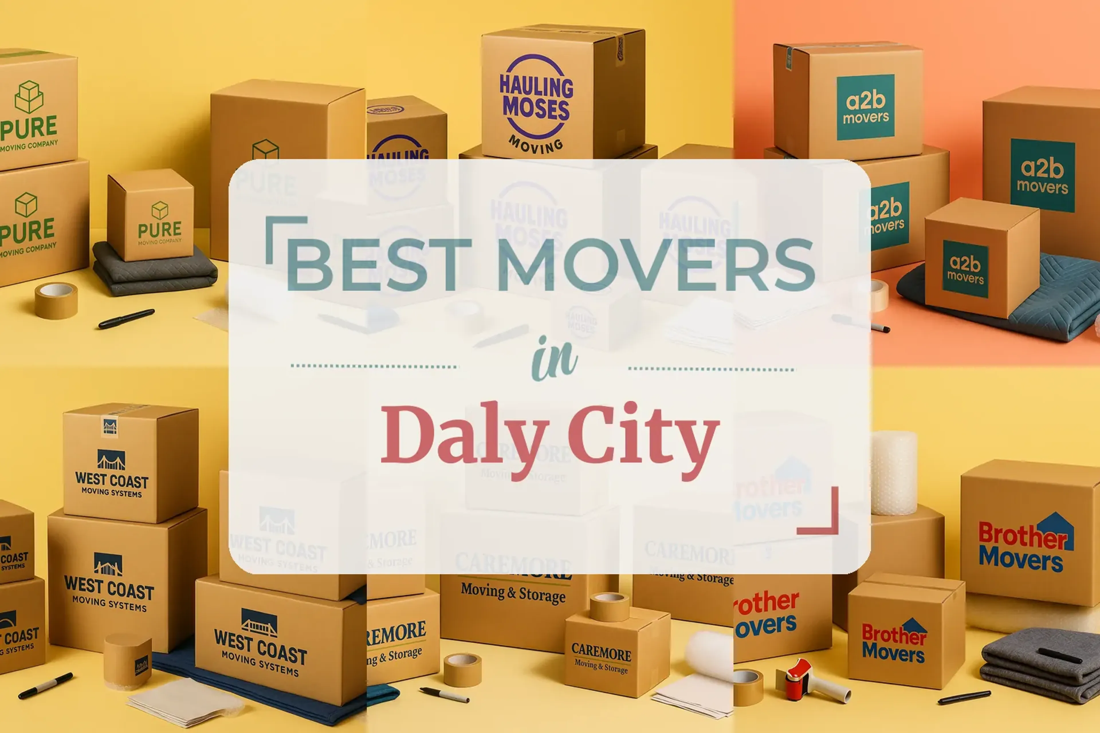 Side-by-side comparison of Daly City moving companies