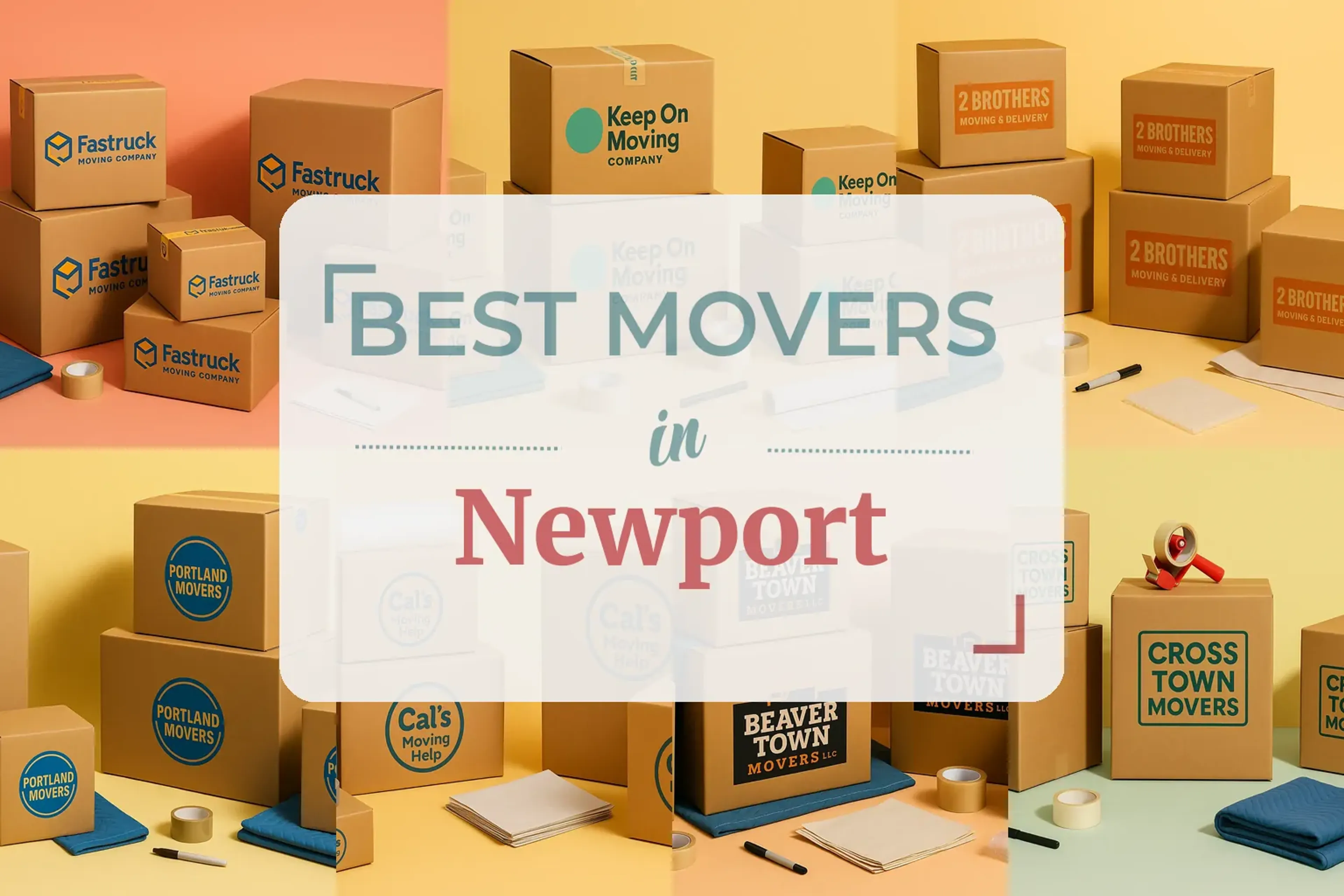 Side-by-side comparison of Newport moving companies