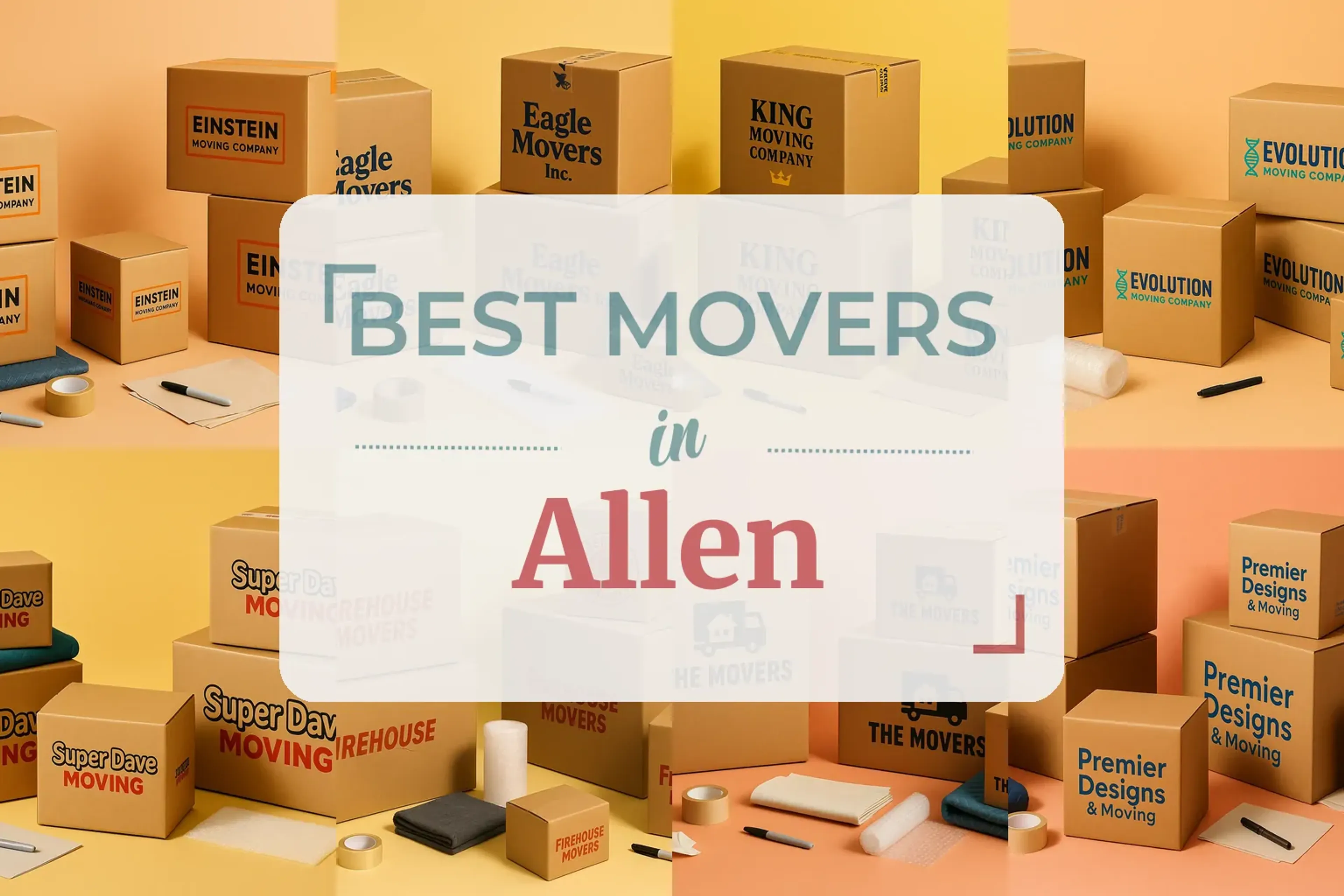 Side-by-side comparison of Allen moving companies