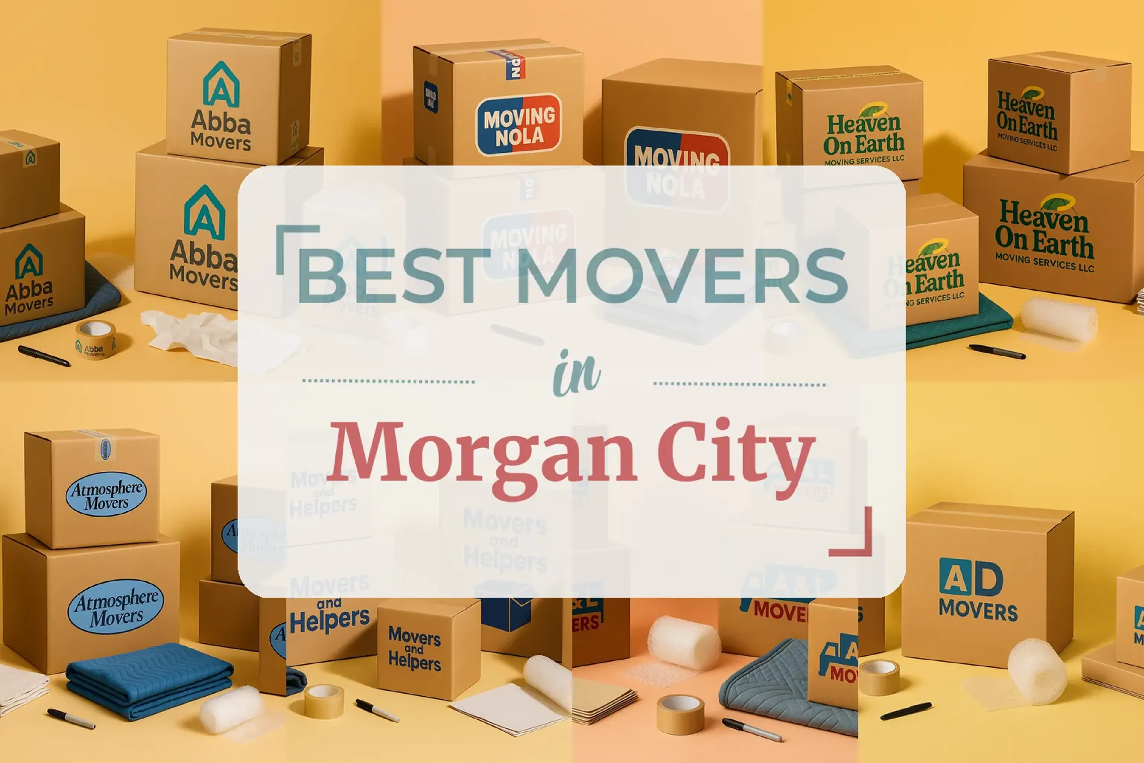 Side-by-side comparison of Morgan City moving companies