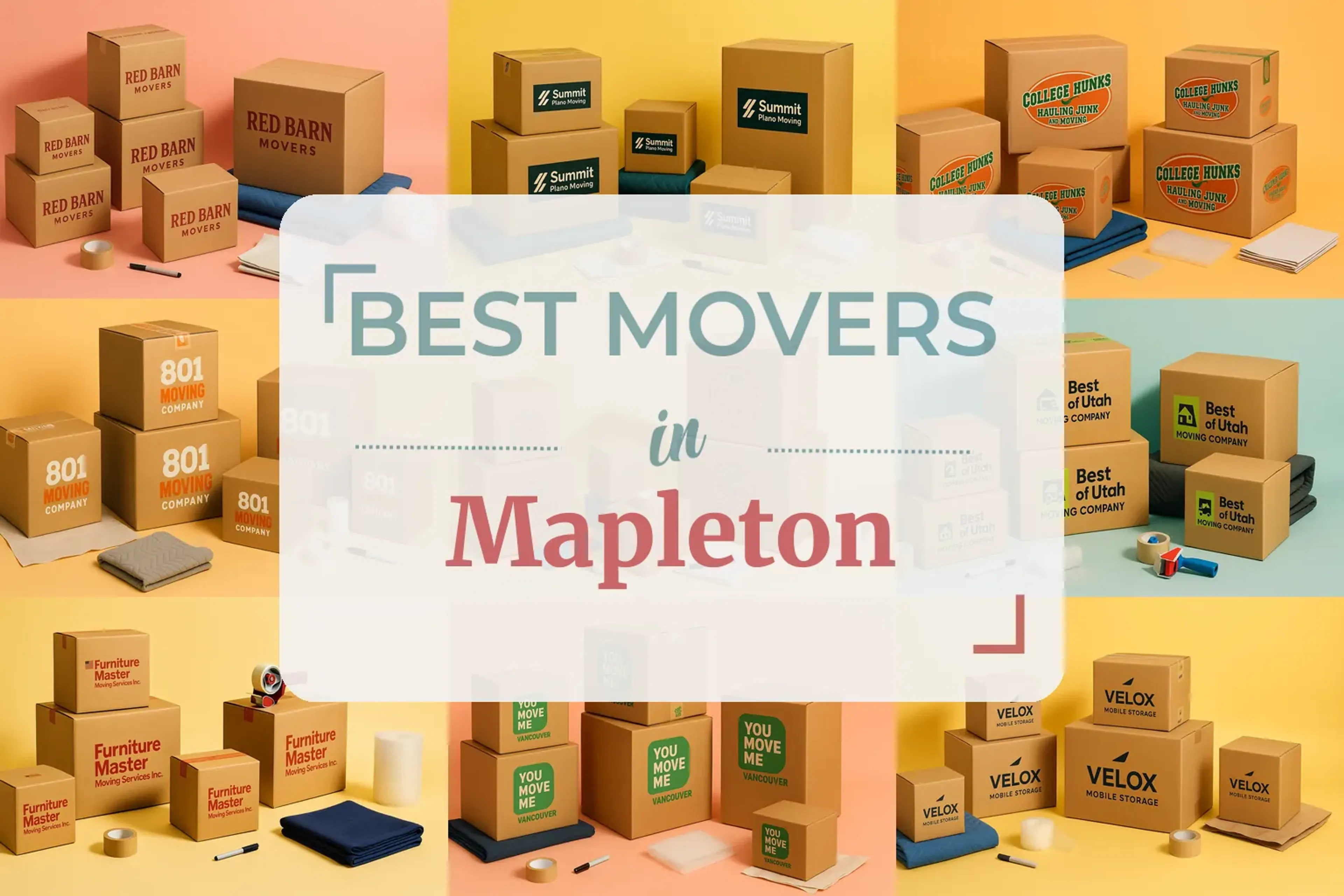 Side-by-side comparison of Mapleton moving companies