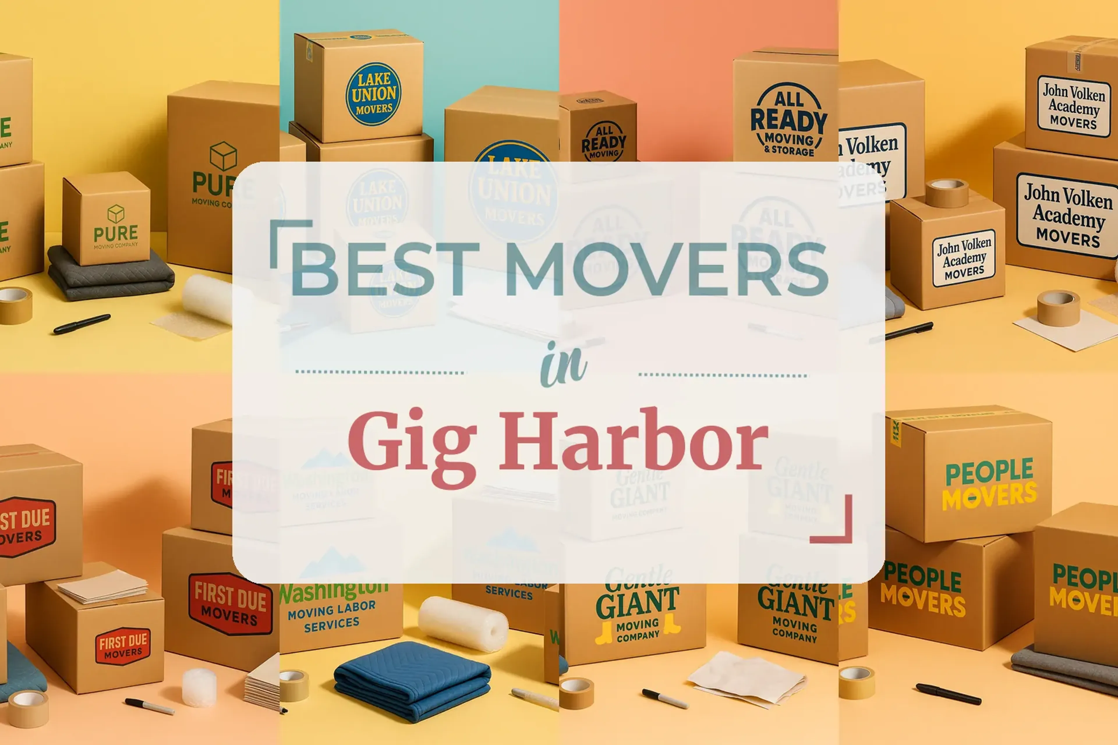 Side-by-side comparison of Gig Harbor moving companies
